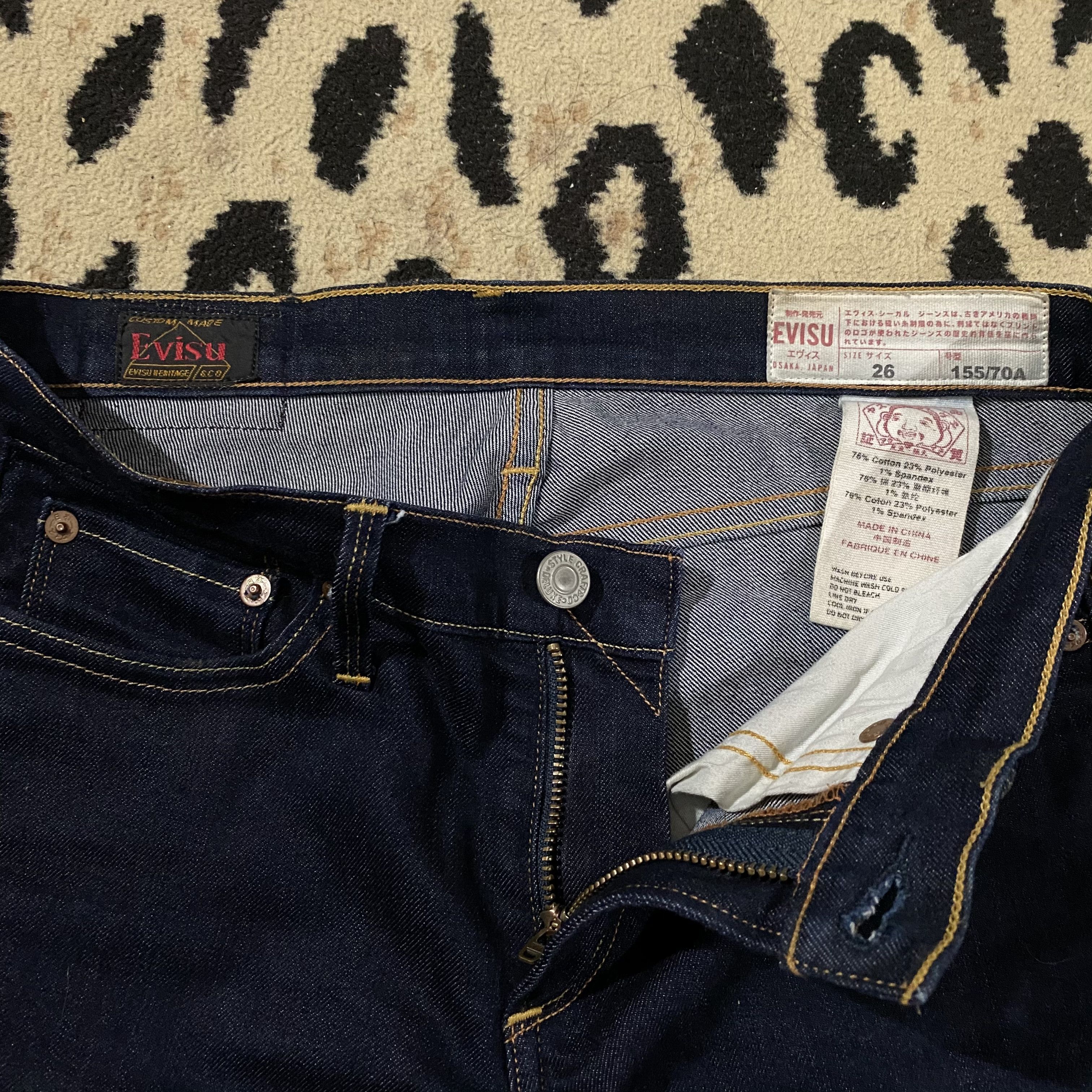 Evisu Evisu Big Logo Pants Size US 26 / EU 42 - 6 Thumbnail
