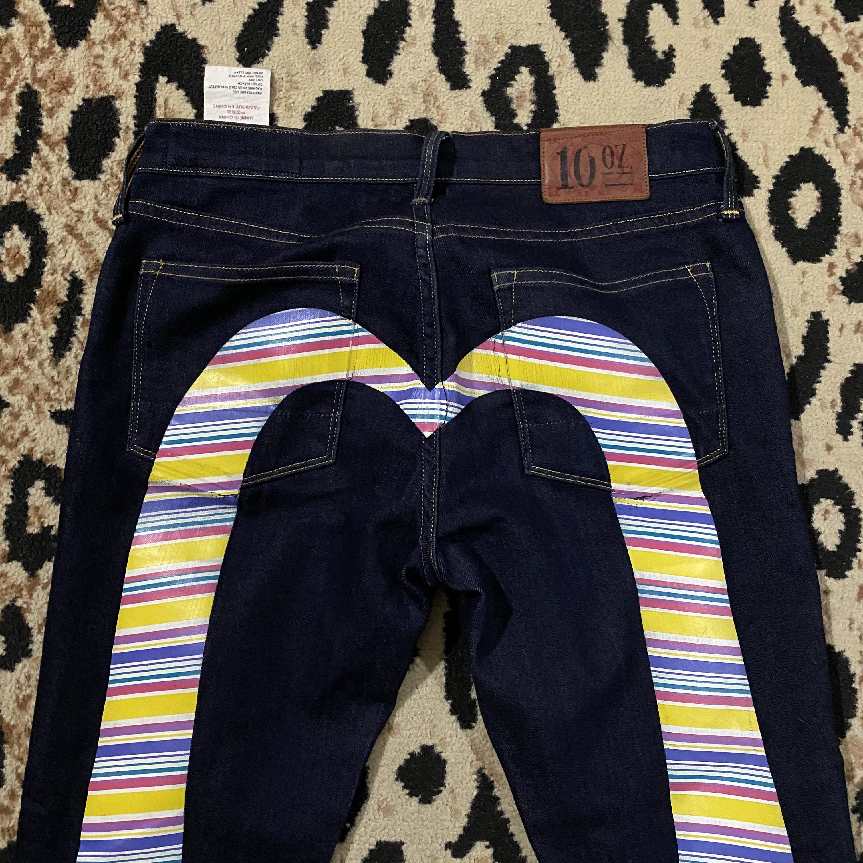 Evisu Evisu Big Logo Pants Size US 26 / EU 42 - 2 Thumbnail