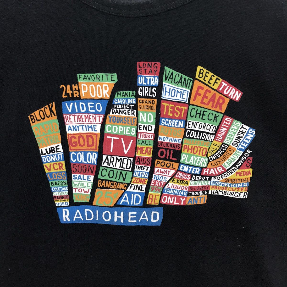 Band Tees × Vintage Rare!! Vintage Radiohead Hail To The Thief Album Tee Size US XL / EU 56 / 4 - 4 Thumbnail