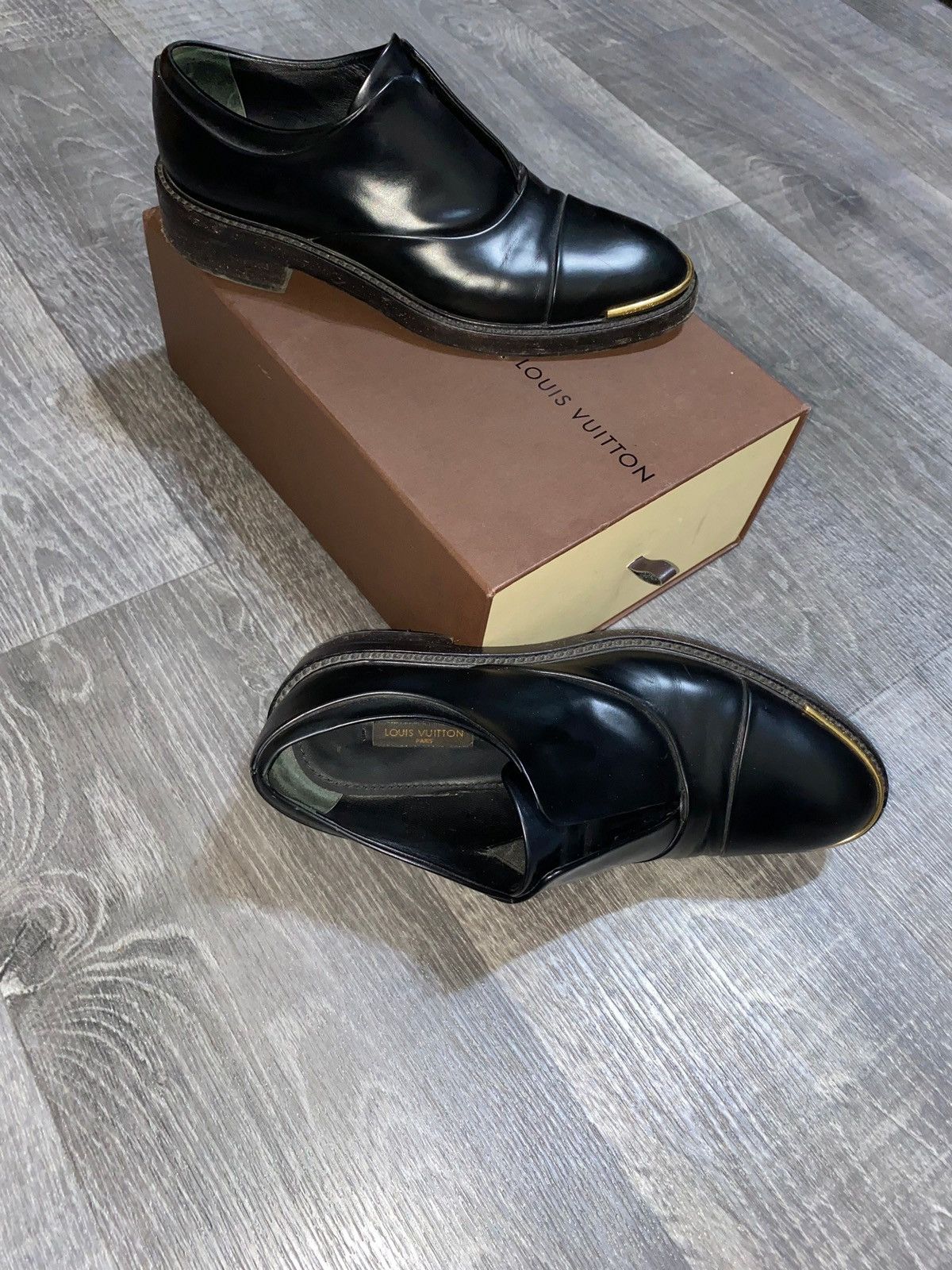 Louis Vuitton Louis Vuitton Women’s Leather Shoes Size US 7 / IT 37 - 2 Thumbnail