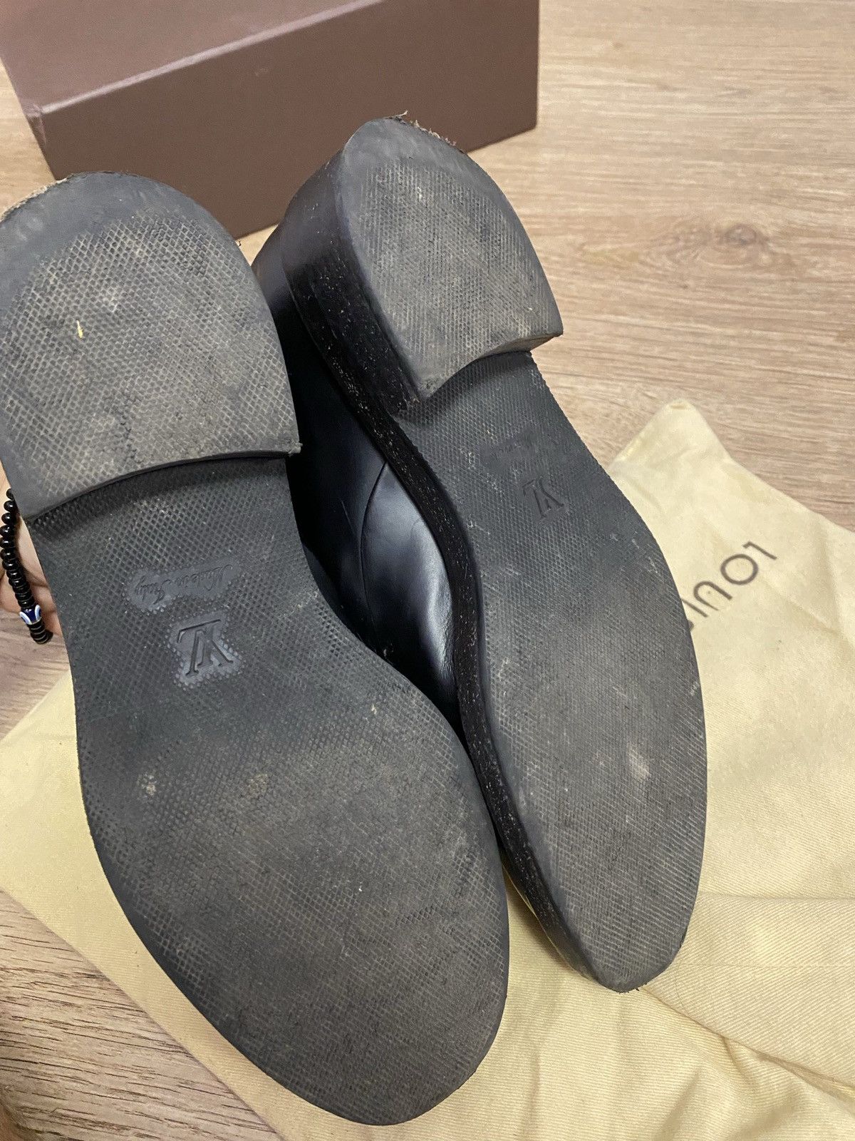 Louis Vuitton Louis Vuitton Women’s Leather Shoes Size US 7 / IT 37 - 14 Thumbnail