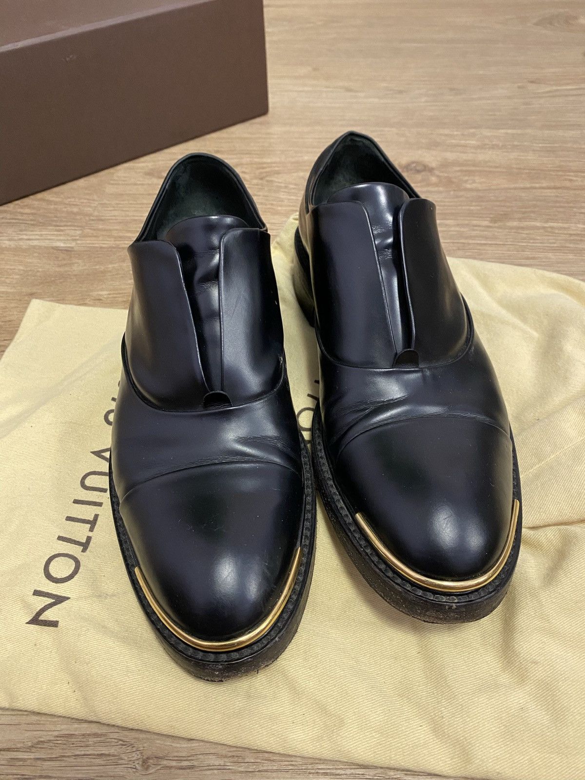 Louis Vuitton Louis Vuitton Women’s Leather Shoes Size US 7 / IT 37 - 11 Thumbnail
