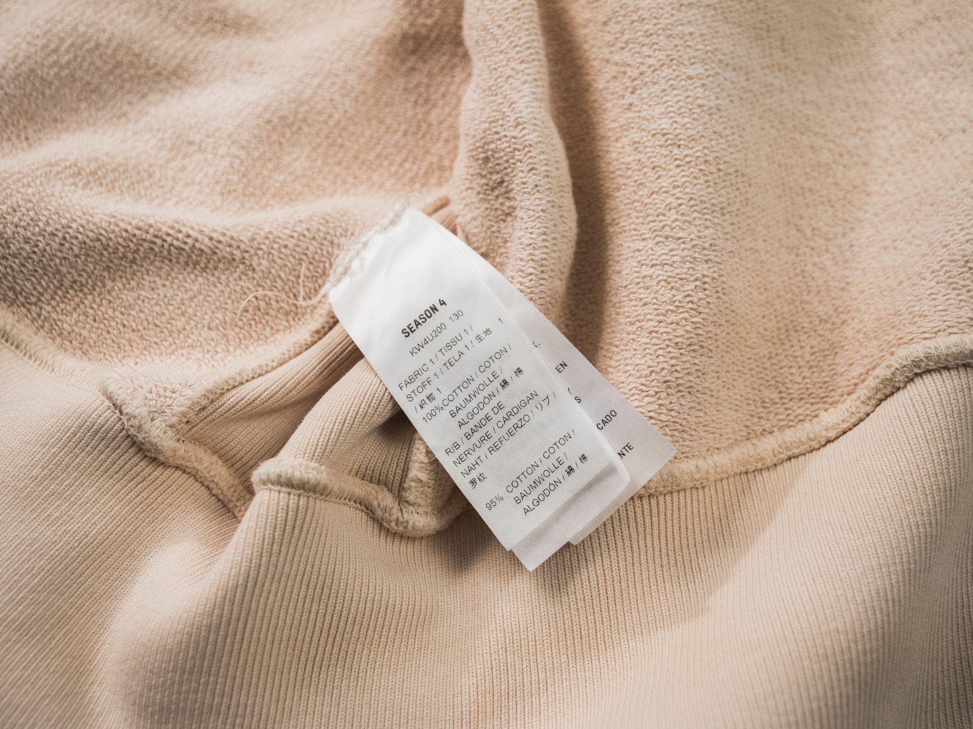 Yeezy YEEZY SEASON 4 ZIP UP HOODIE (L) Size US L / EU 52-54 / 3 - 14 Thumbnail