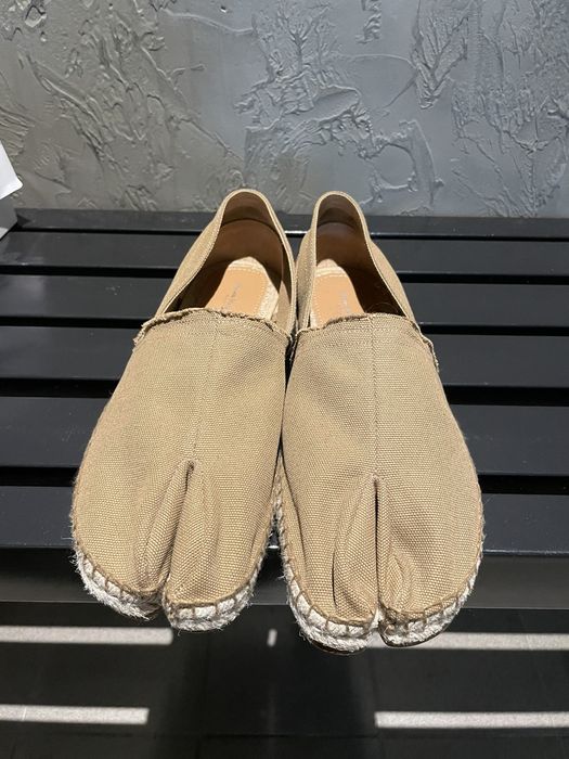 Maison Margiela maison margiela espadrilles cotton tabi shoes | Grailed