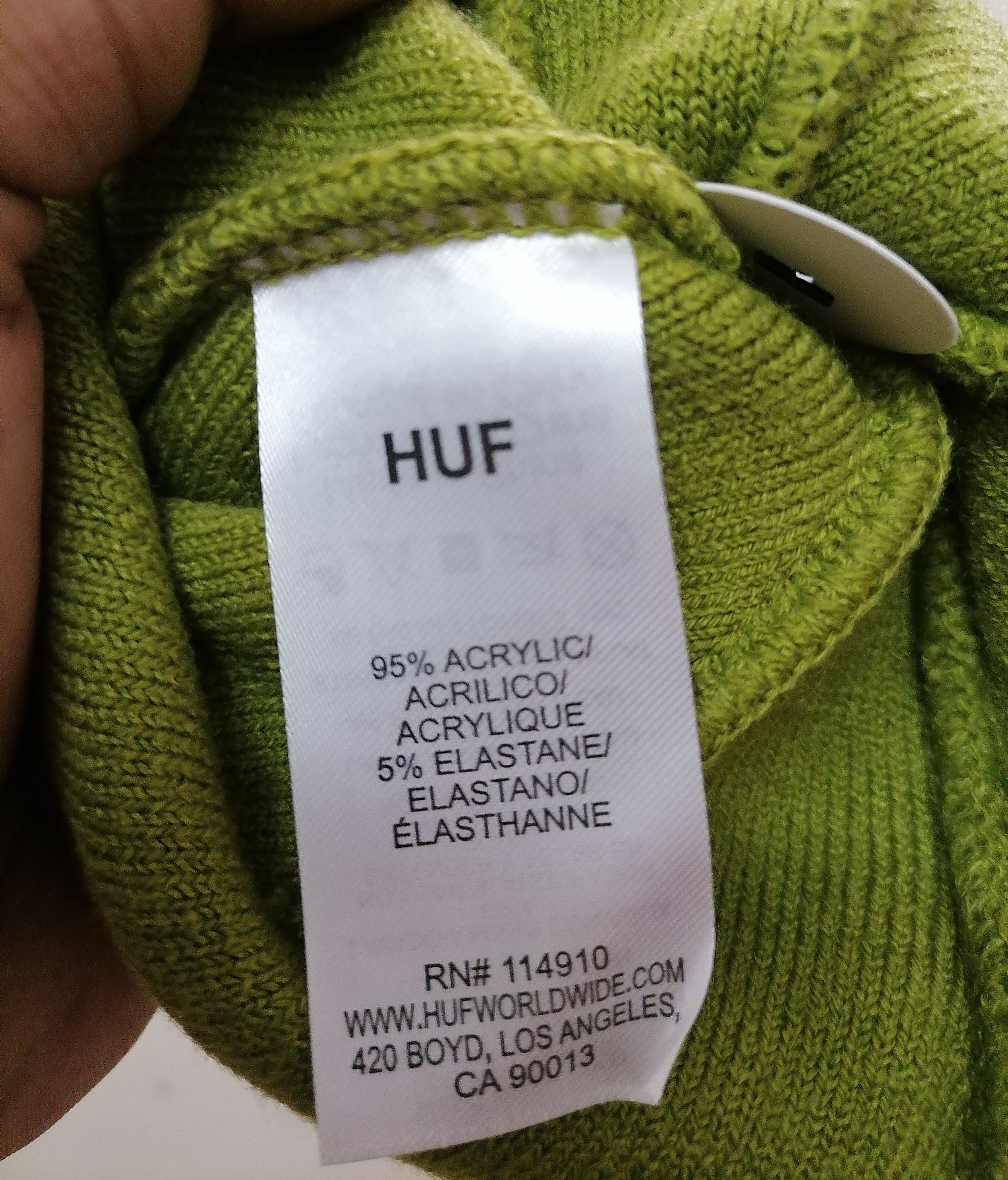 Huf × Pleasures HUF x Pleasures Outro Beanie Size ONE SIZE - 4 Thumbnail