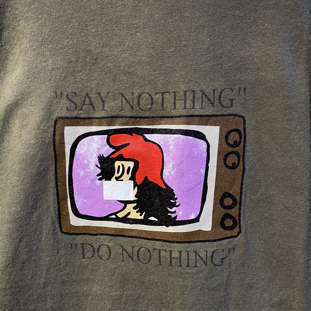 Jun Takahashi × Undercover VINTAGE‼️Undercover Jun Takahashi “Say Nothing Do Nothing” Size US M / EU 48-50 / 2 - 3 Thumbnail