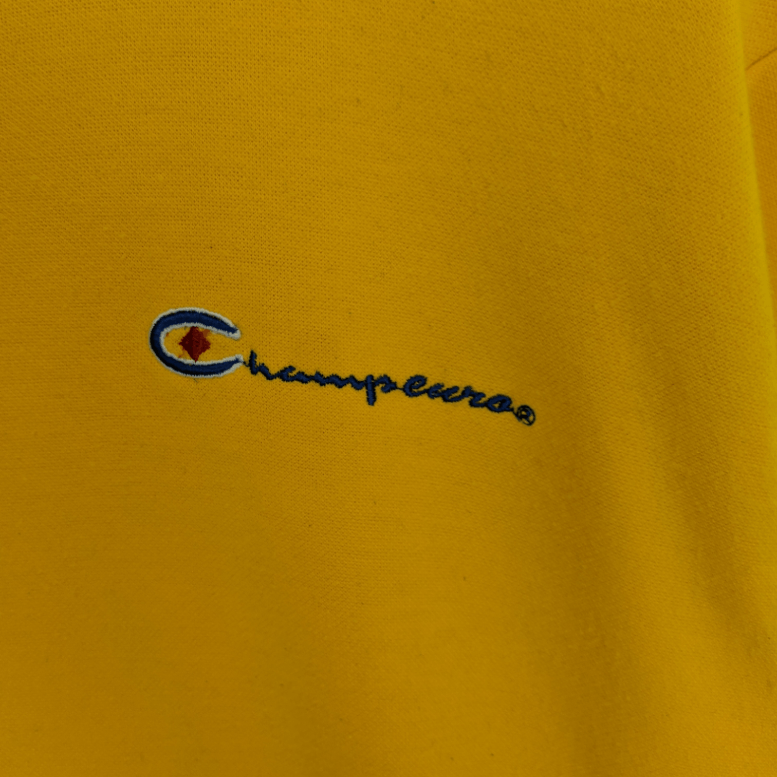 Japanese Brand CHAMPEURO Sportswear Yellow Plain Jumper Sweatshirt Size US M / EU 48-50 / 2 - 5 Thumbnail