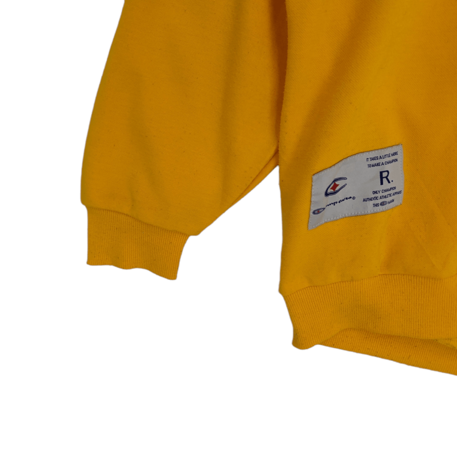 Japanese Brand CHAMPEURO Sportswear Yellow Plain Jumper Sweatshirt Size US M / EU 48-50 / 2 - 6 Thumbnail