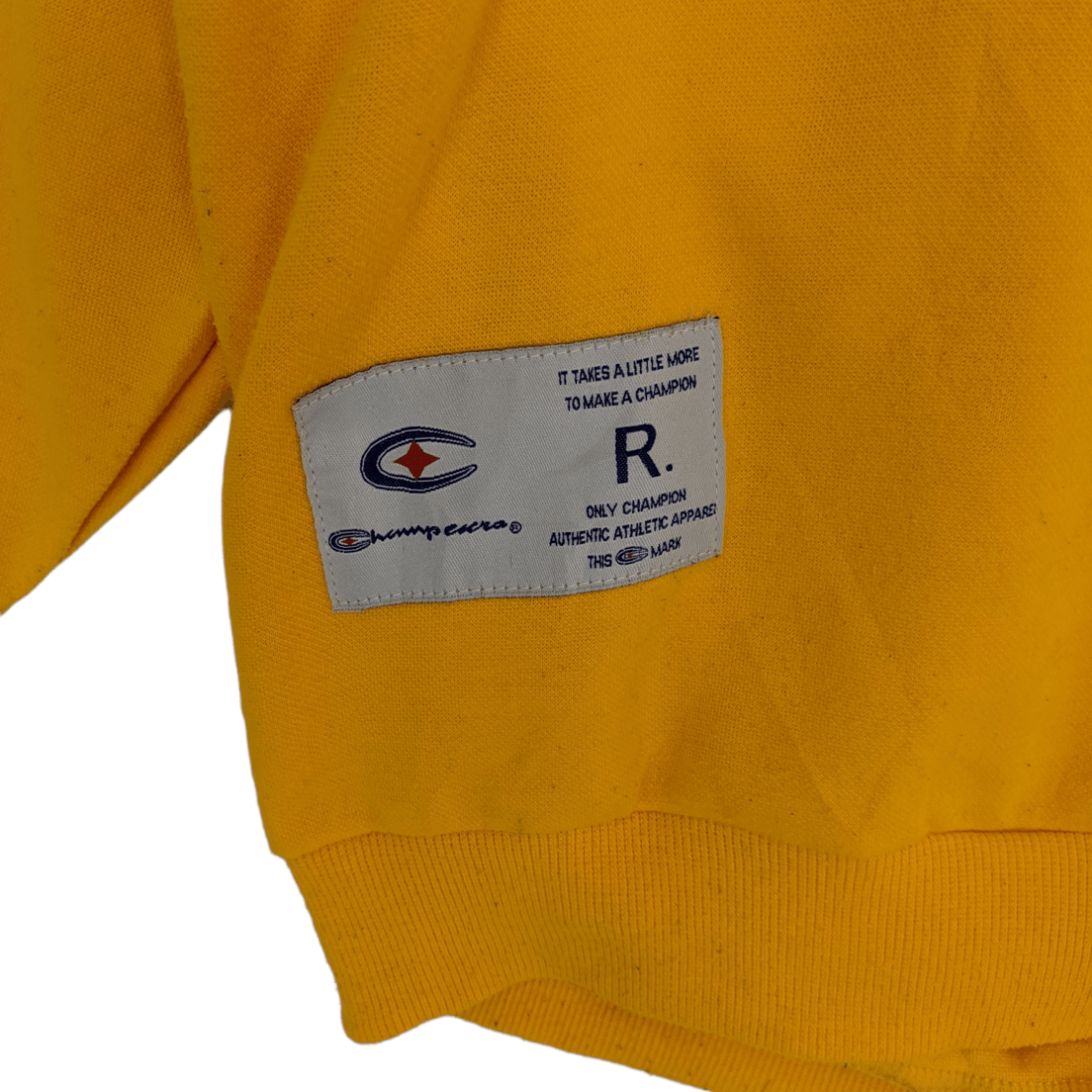 Japanese Brand CHAMPEURO Sportswear Yellow Plain Jumper Sweatshirt Size US M / EU 48-50 / 2 - 7 Thumbnail