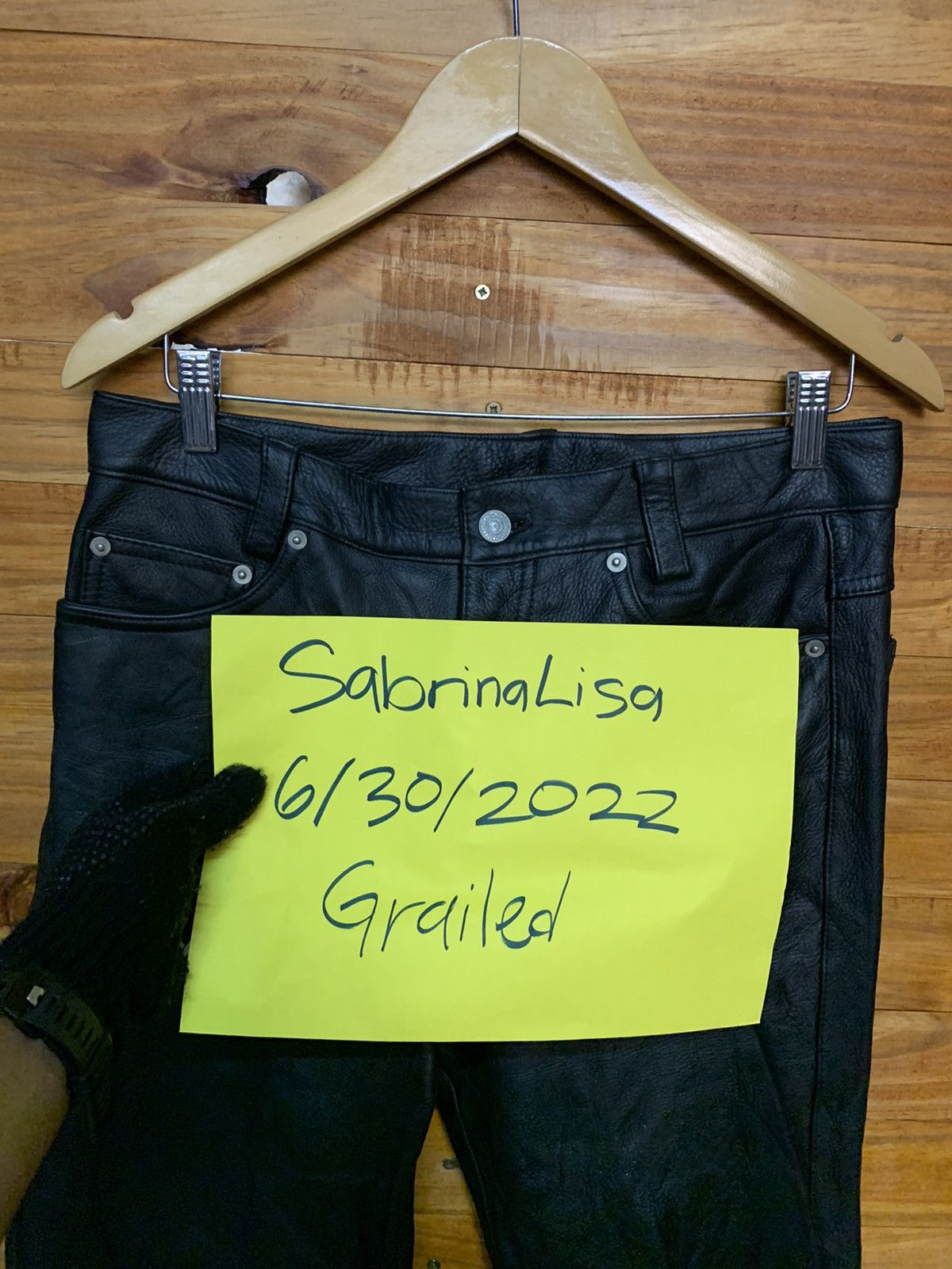 Leather Vintage Bikers Leather Pants Size US 30 / EU 46 - 7 Thumbnail
