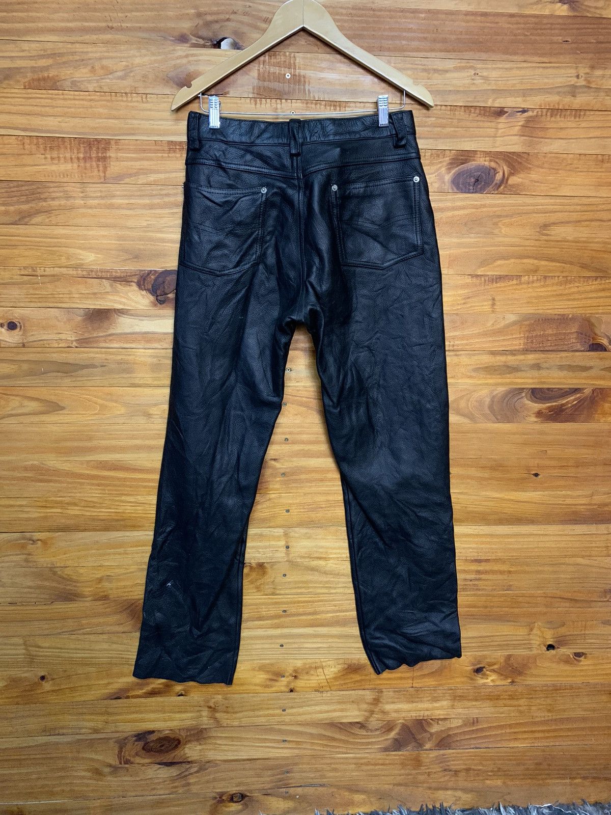 Leather Vintage Bikers Leather Pants Size US 30 / EU 46 - 4 Thumbnail