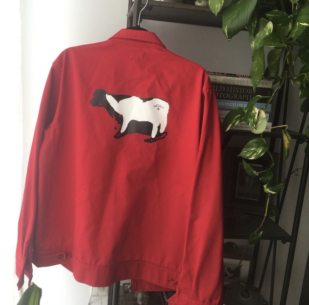 image of Noah Cause For Alarm Work Jacket in Red, Men's (Size XL)