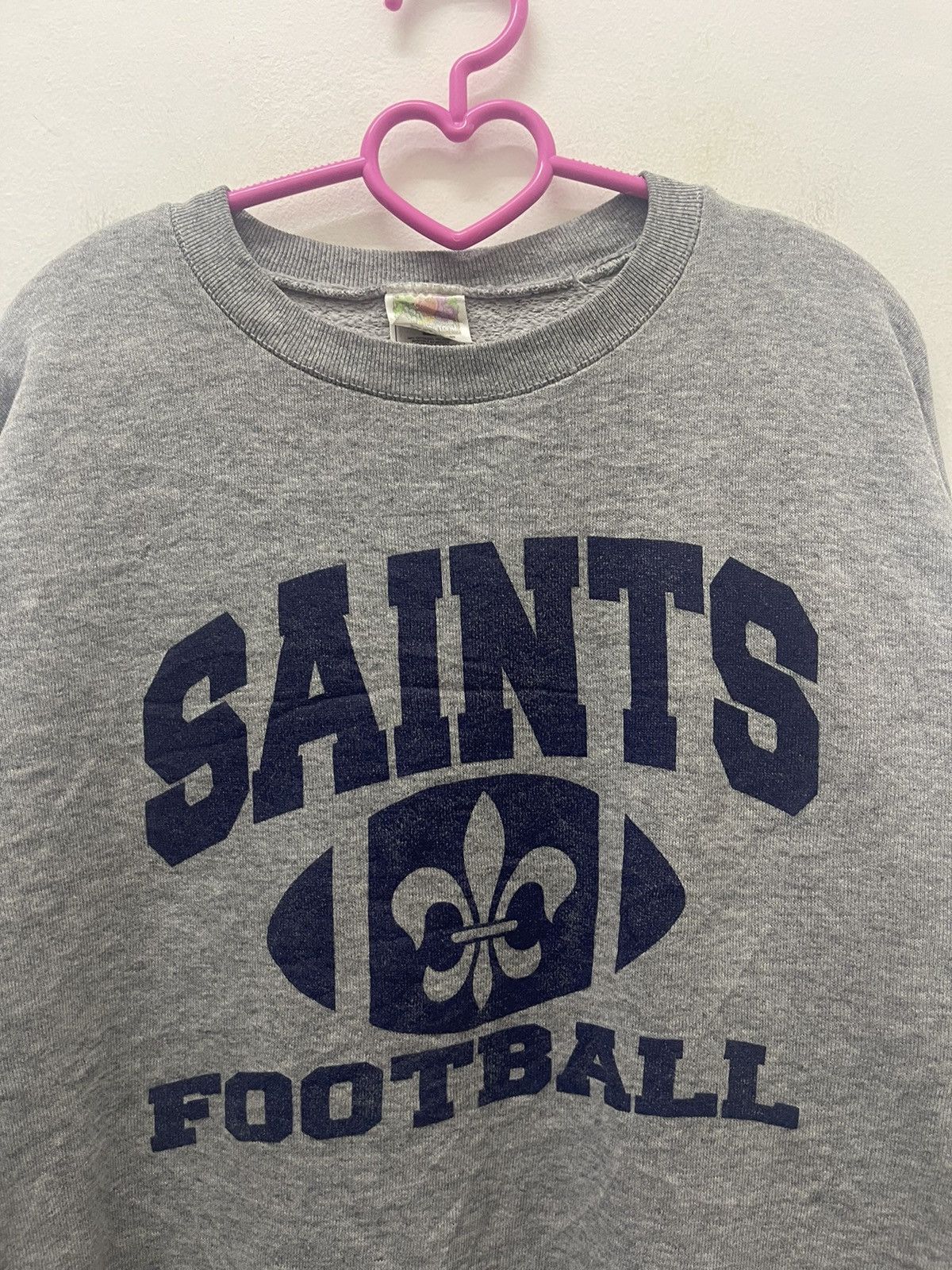 NFL Rare Vintage SAINTS FOOTBALL Spell Out Big Logo Size US XL / EU 56 / 4 - 2 Thumbnail