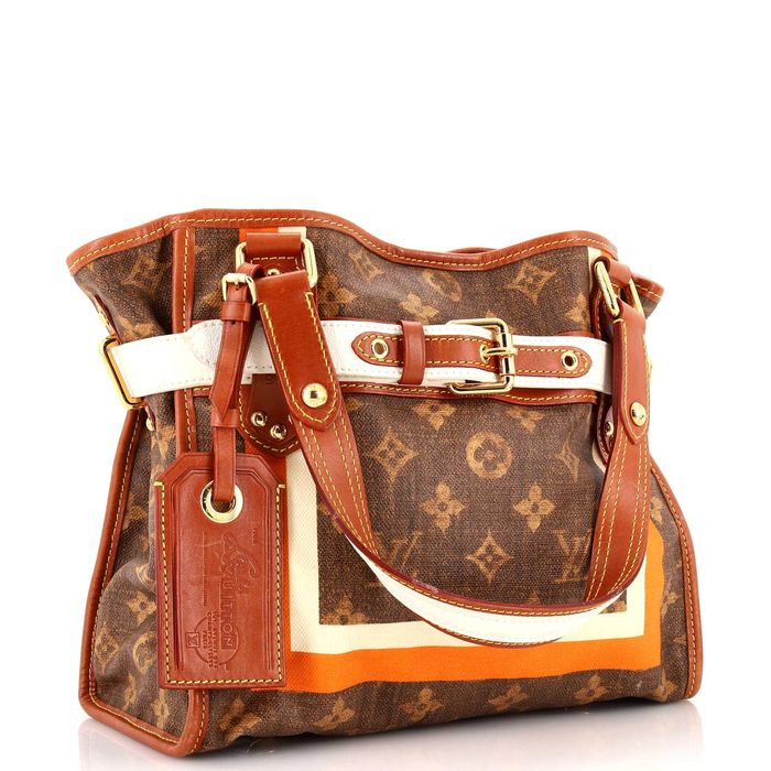 Louis Vuitton Limited Edition Monogram Tisse Rayures PM Tote Bag