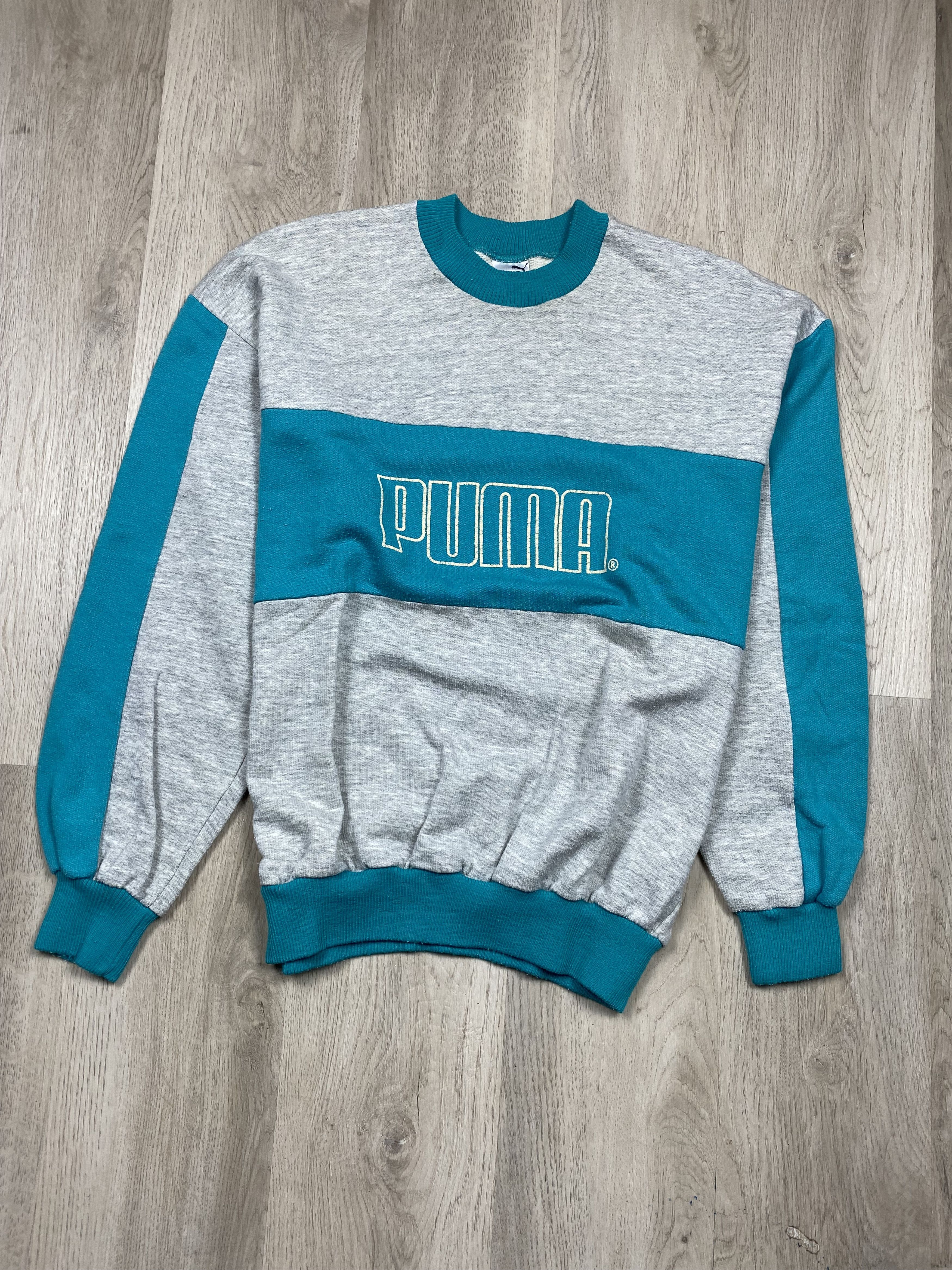 Puma Puma 90s Vintage Mens Track Suit Sweatshirt + Pants Size US 34 / EU 50 - 2 Thumbnail