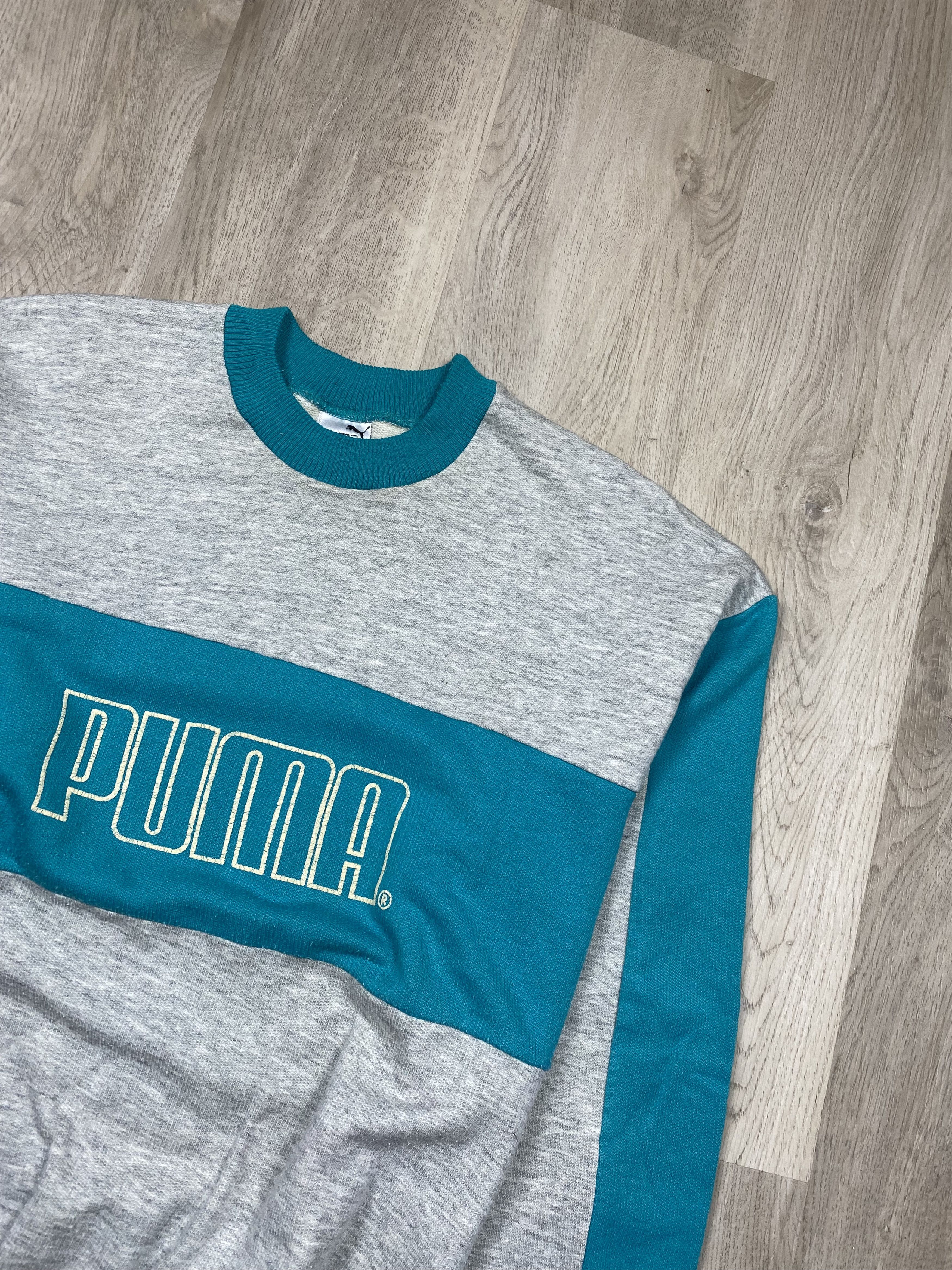Puma Puma 90s Vintage Mens Track Suit Sweatshirt + Pants Size US 34 / EU 50 - 3 Thumbnail