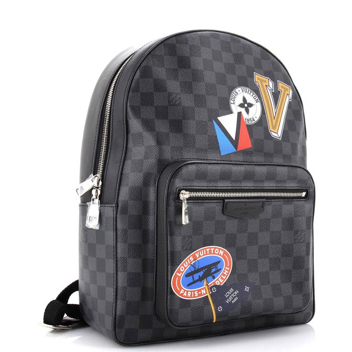 Louis Vuitton, Bags, Louis Vuitton Josh Backpack Limited Edition Damier  Graphite Lv League