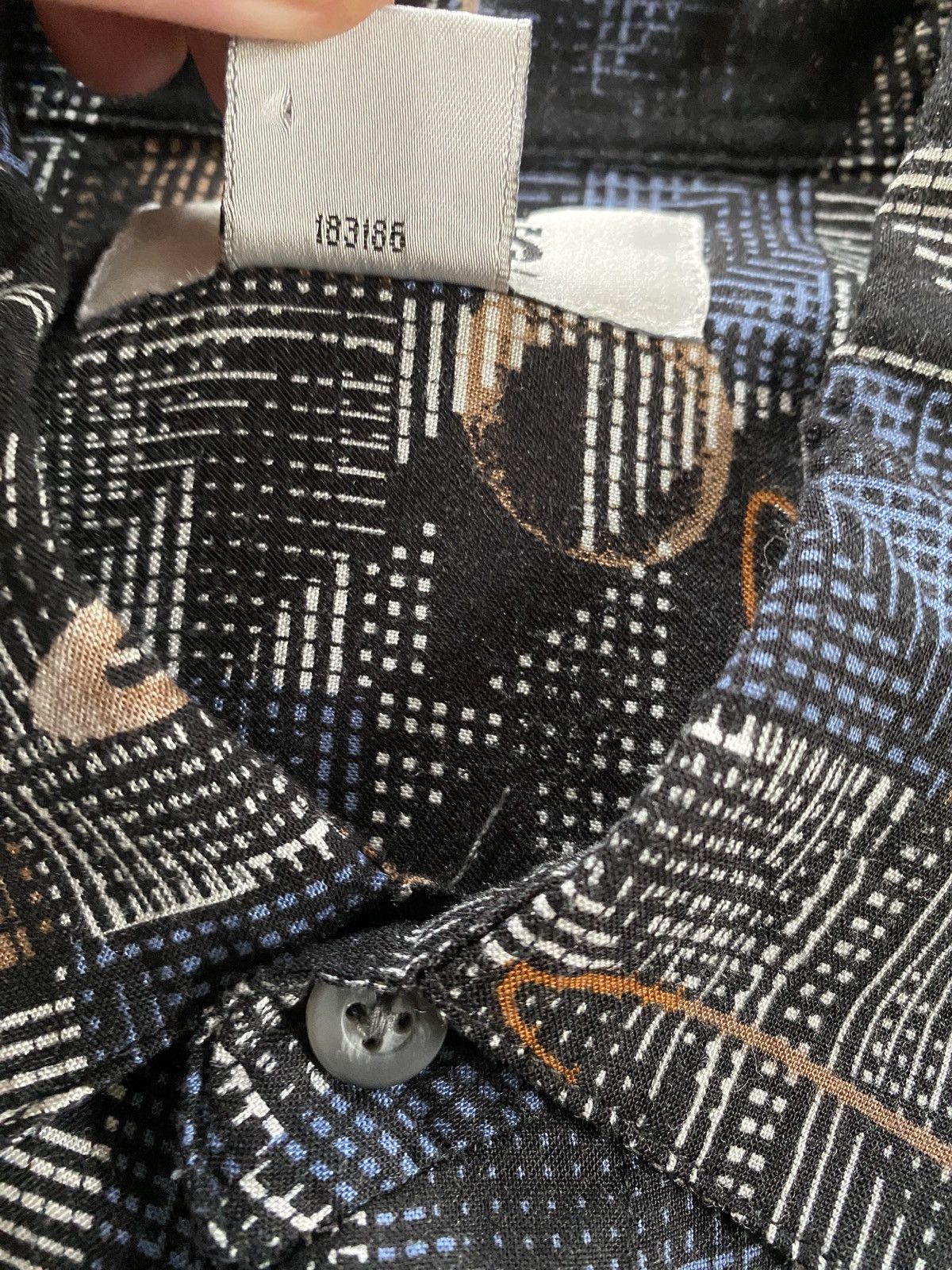 City Streets Vintage 90’s City Streets Saturn All Over Rayon Button Up Size US L / EU 52-54 / 3 - 4 Thumbnail