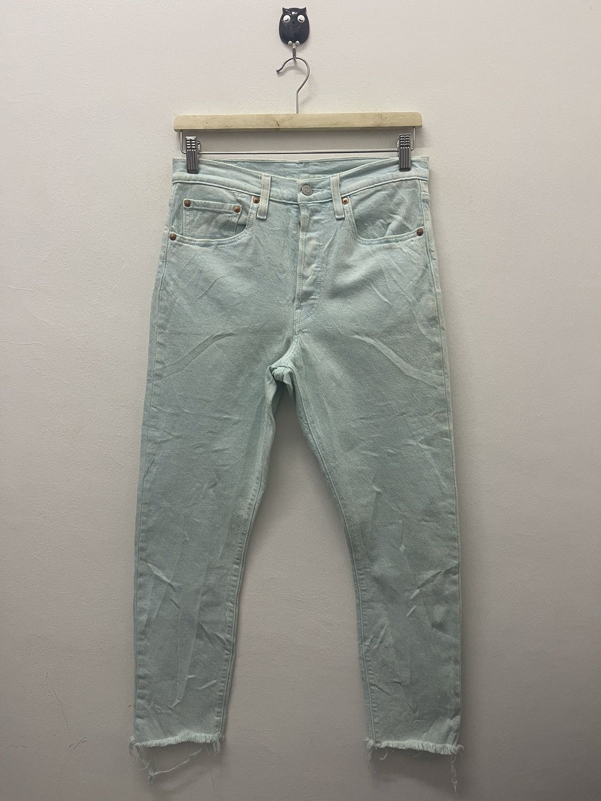 Levi's Rare LEVIS 501 S Skinny Leather Patch Size US 27 - 5 Thumbnail