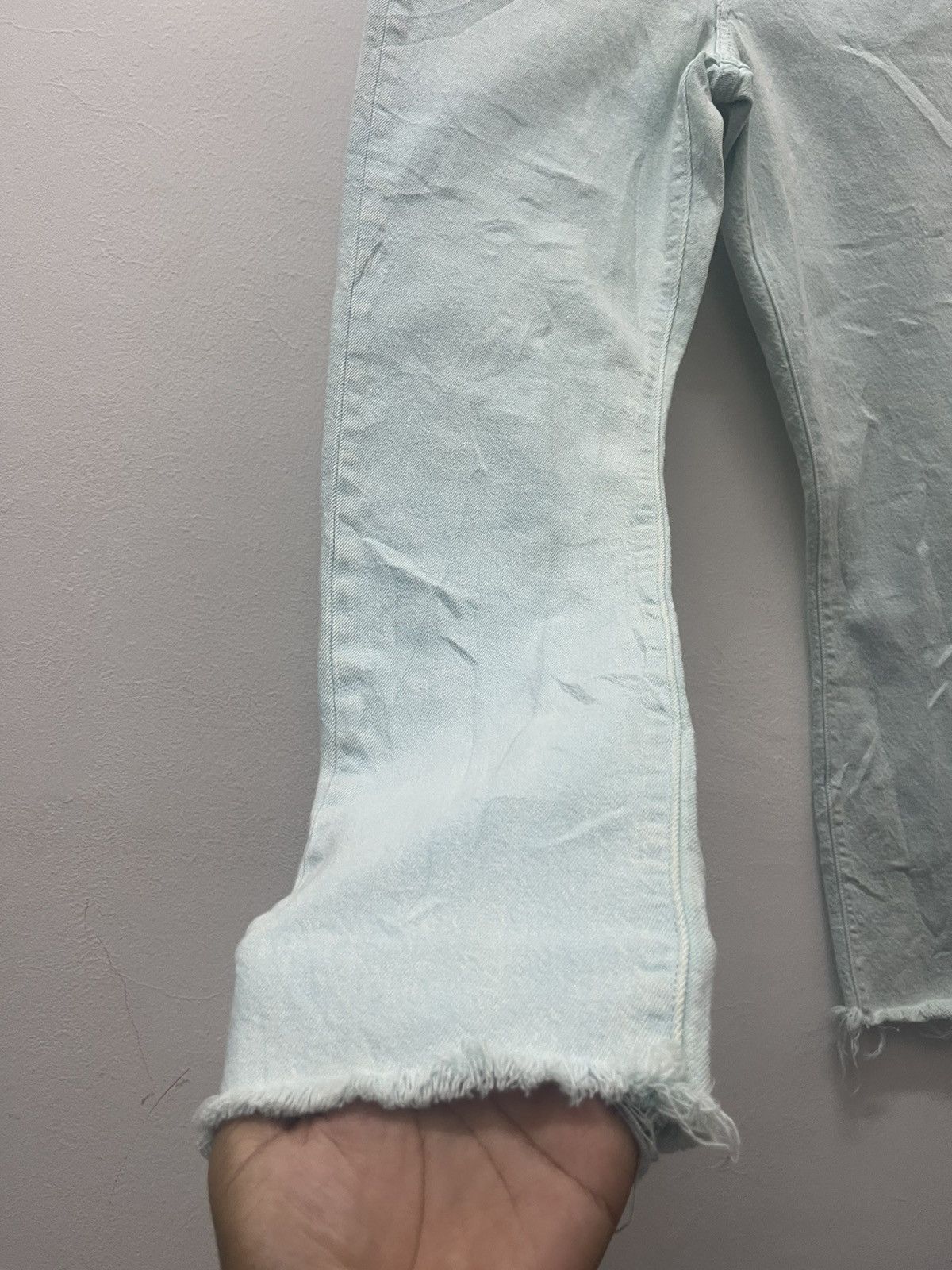 Levi's Rare LEVIS 501 S Skinny Leather Patch Size US 27 - 6 Thumbnail