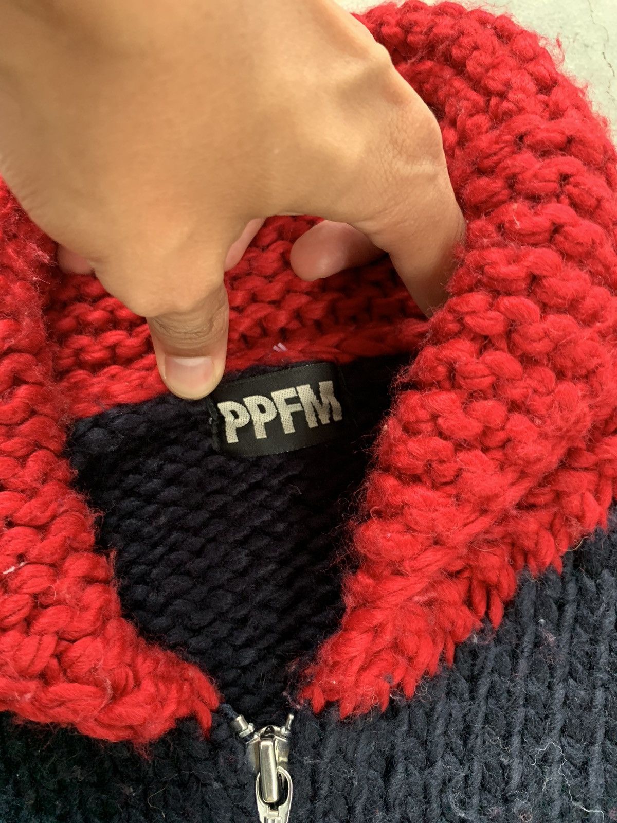 PPFM HARD TO FIND !! PPFM mohair Knitwear Jacket Size US L / EU 52-54 / 3 - 6 Thumbnail