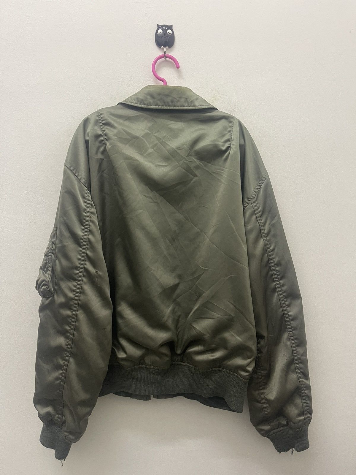Vintage Rare Vintage SCOVILL GRIPPER Zipper Olive Military Bomber Size US L / EU 52-54 / 3 - 12 Thumbnail