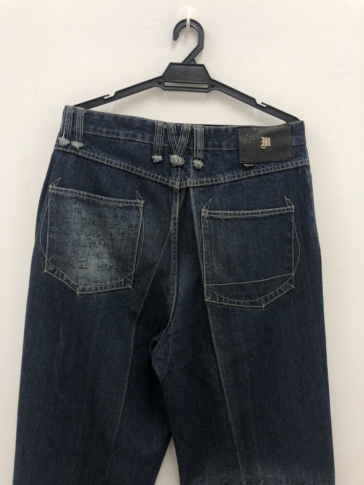 Legendary Goods Rare MAKAVELI TUPAC SHAKUR Baggy Poem Denim Jeans Pant Size US 32 / EU 48 - 9 Thumbnail