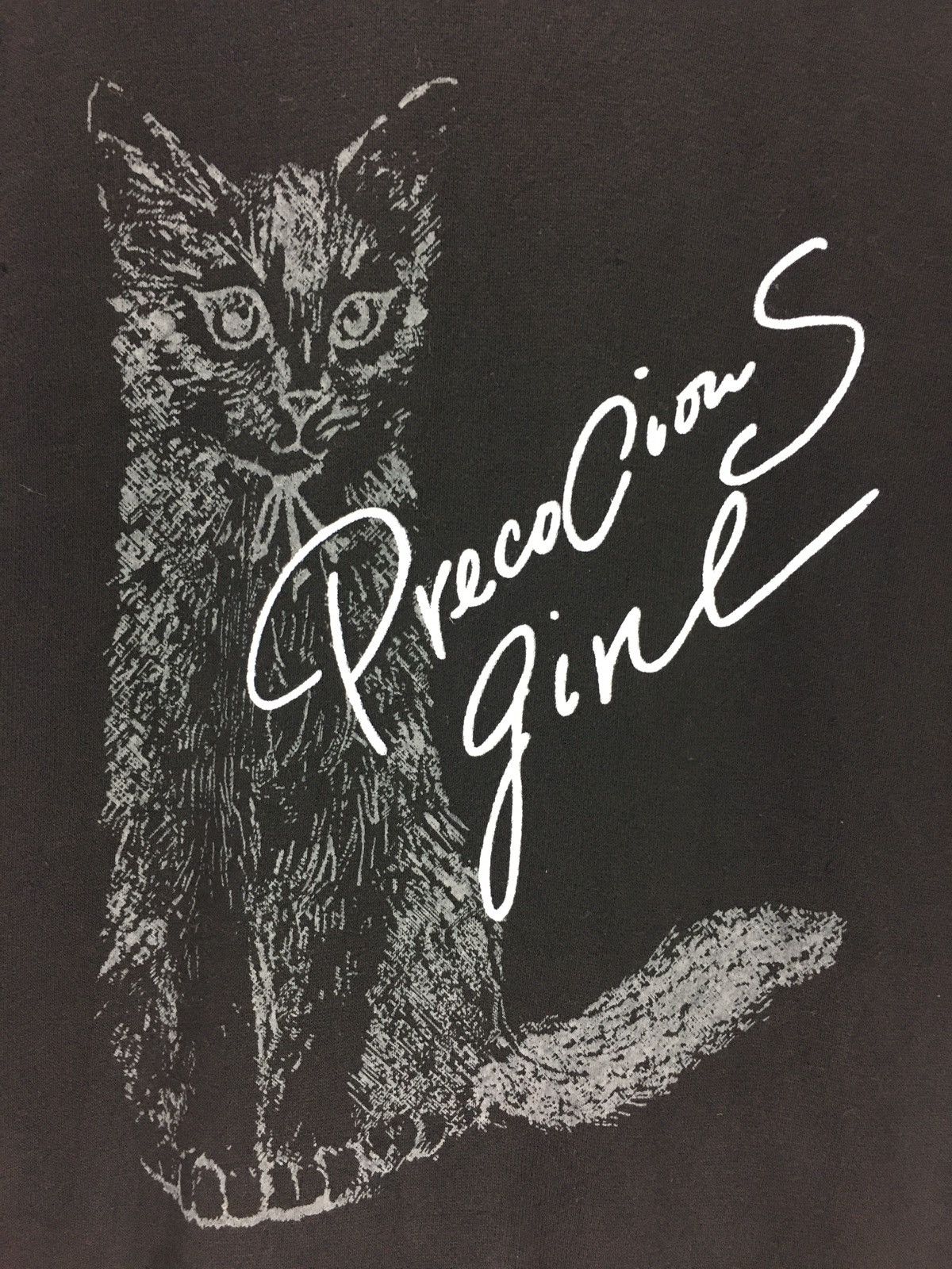 Habitat × Vintage Vintage Cat Precocious Girl Sweatshirt Size US M / EU 48-50 / 2 - 3 Thumbnail