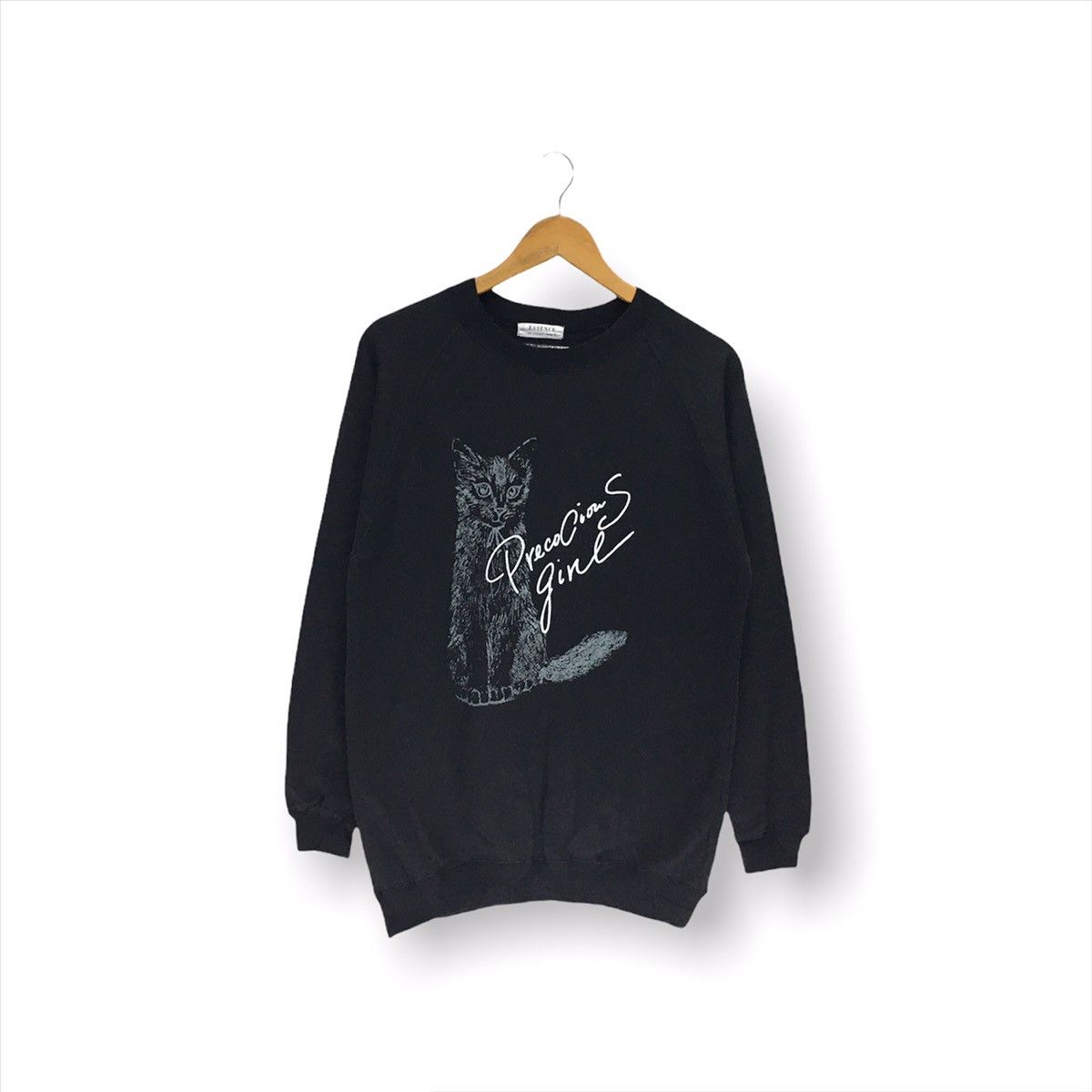 Habitat × Vintage Vintage Cat Precocious Girl Sweatshirt Size US M / EU 48-50 / 2 - 1 Thumbnail