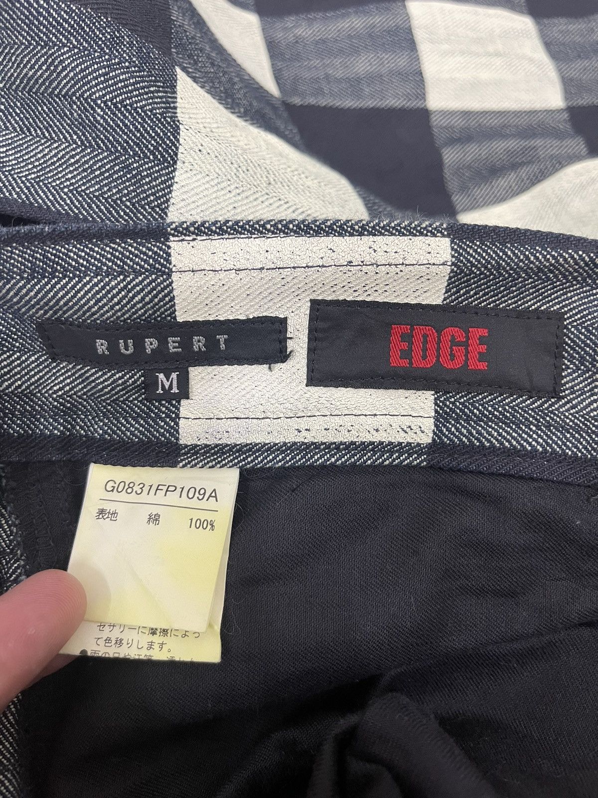 Hysteric Glamour Rare Vintage EDGE By RUPERT Japan Single Back Pocket Size US 30 / EU 46 - 7 Thumbnail