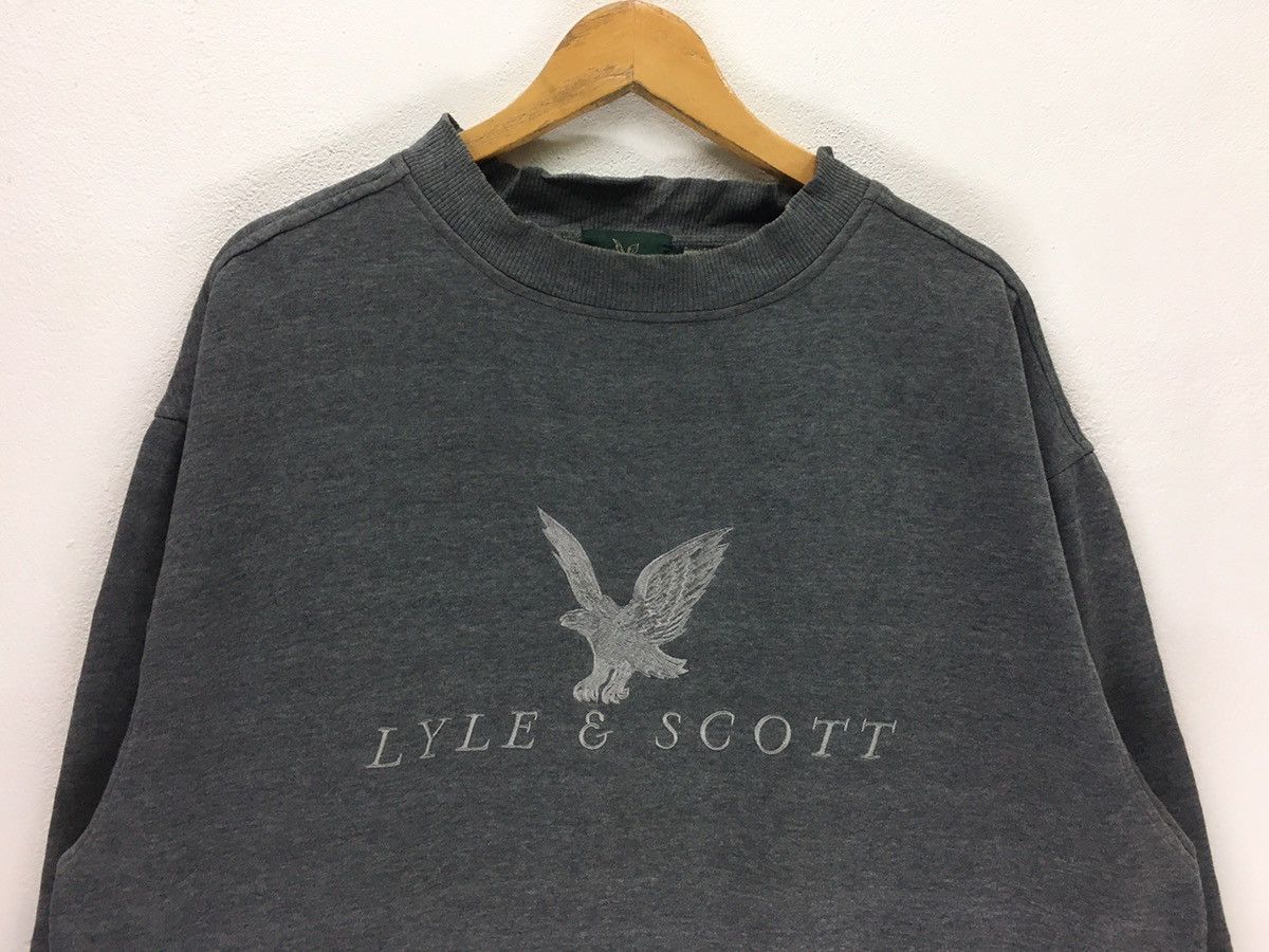 Japanese Brand × Lyle & Scott Vintage Lyle&Scott Embroidery Logo Sweatshirt Size US L / EU 52-54 / 3 - 2 Thumbnail