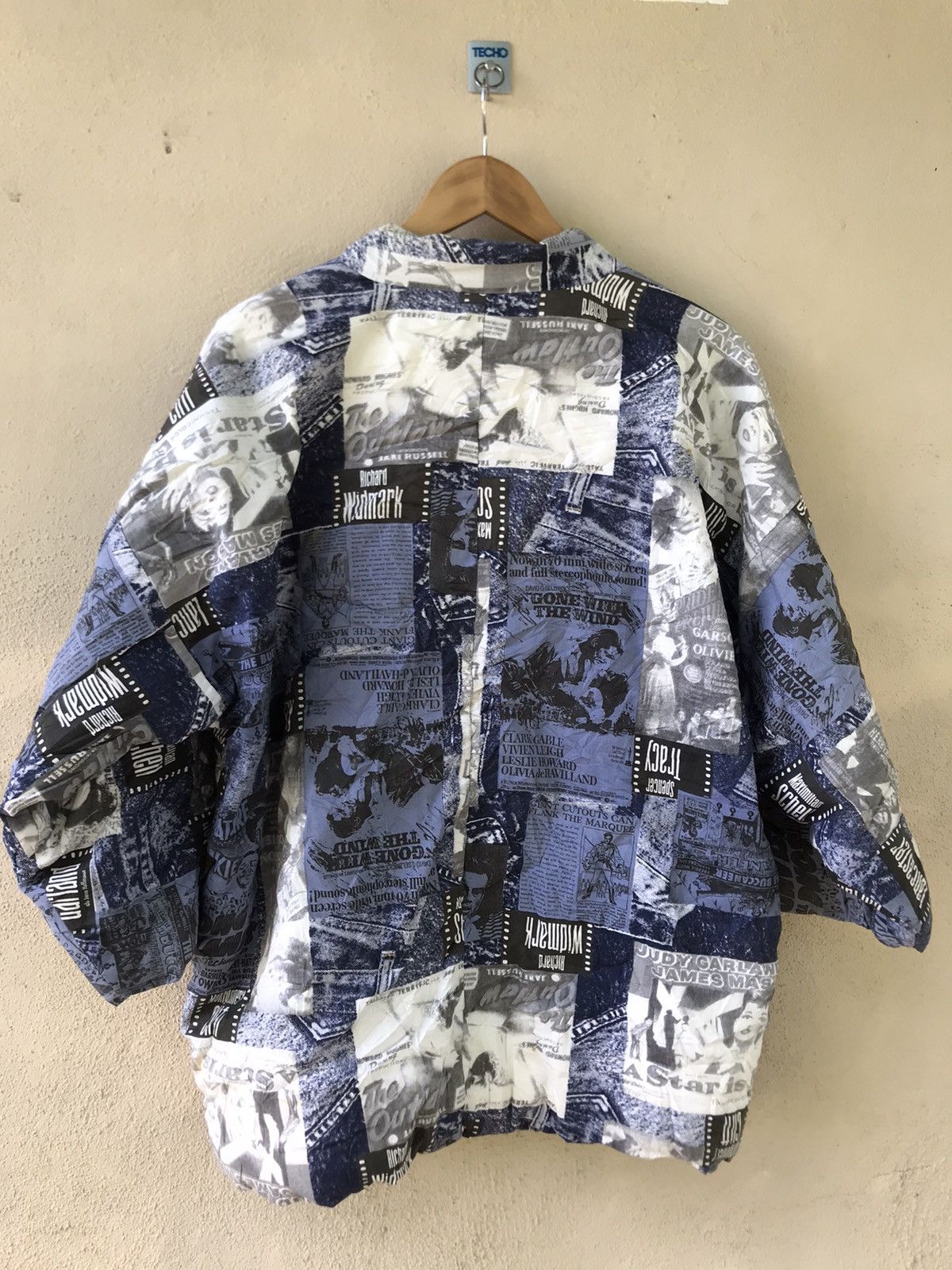 Japanese Brand Vtg Full Print Full Print Thick Kimono Noragi Cardigan Size US L / EU 52-54 / 3 - 3 Thumbnail