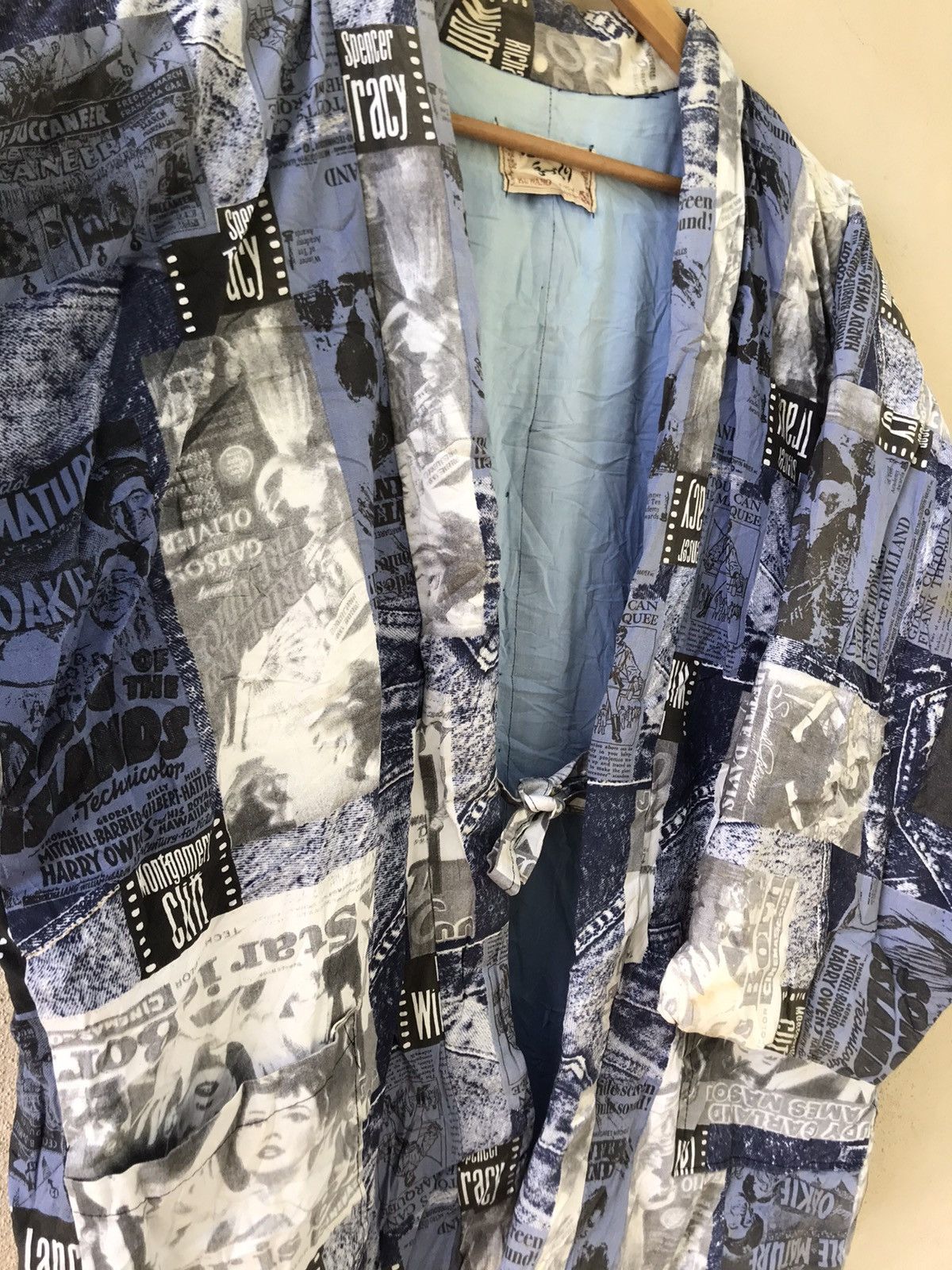 Japanese Brand Vtg Full Print Full Print Thick Kimono Noragi Cardigan Size US L / EU 52-54 / 3 - 2 Thumbnail