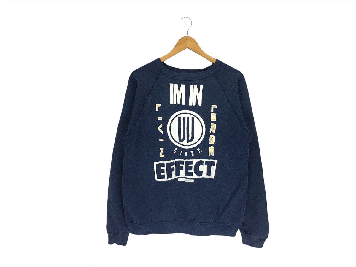 Vintage Vintage 80s Im In Effect Livin Large Sport Sweatshirt Size US M / EU 48-50 / 2 - 1 Thumbnail