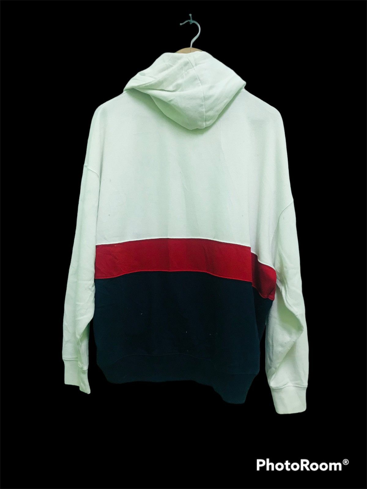 Fila “Fila Hoodie White Red Navy Retro Colorblock Pullover Size US L / EU 52-54 / 3 - 2 Thumbnail