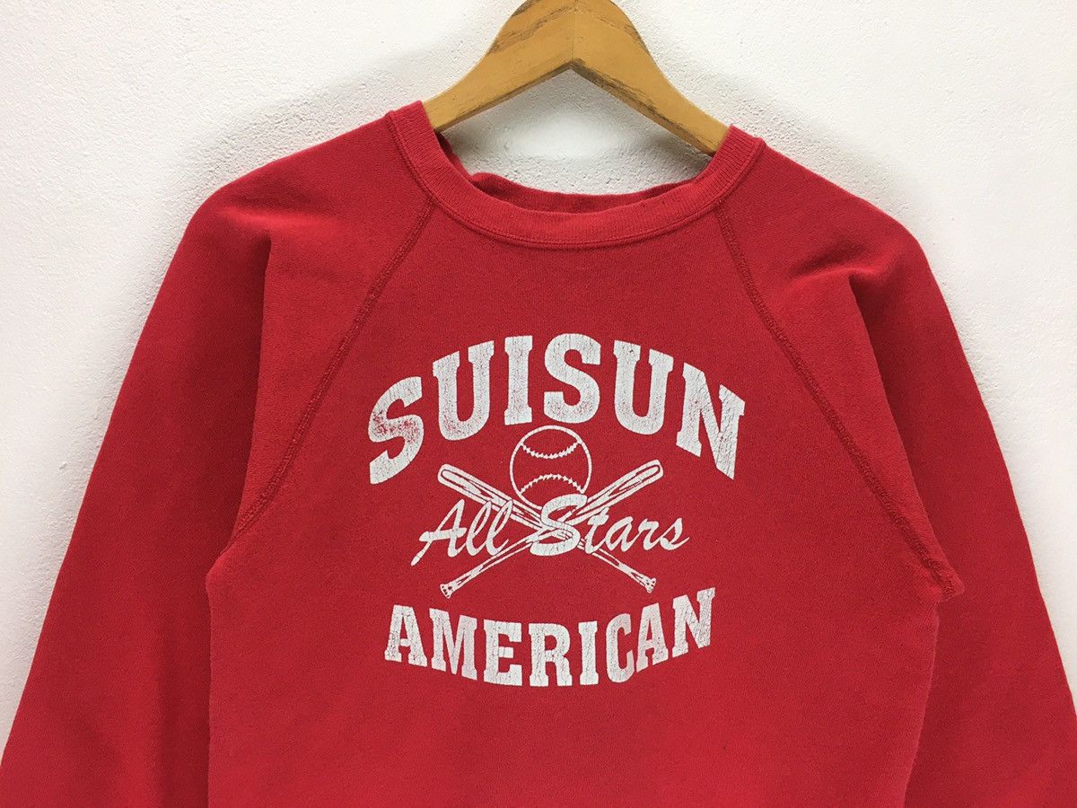 Vintage Vintage Suisan All Stars American Sweatshirt Size US S / EU 44-46 / 1 - 2 Thumbnail