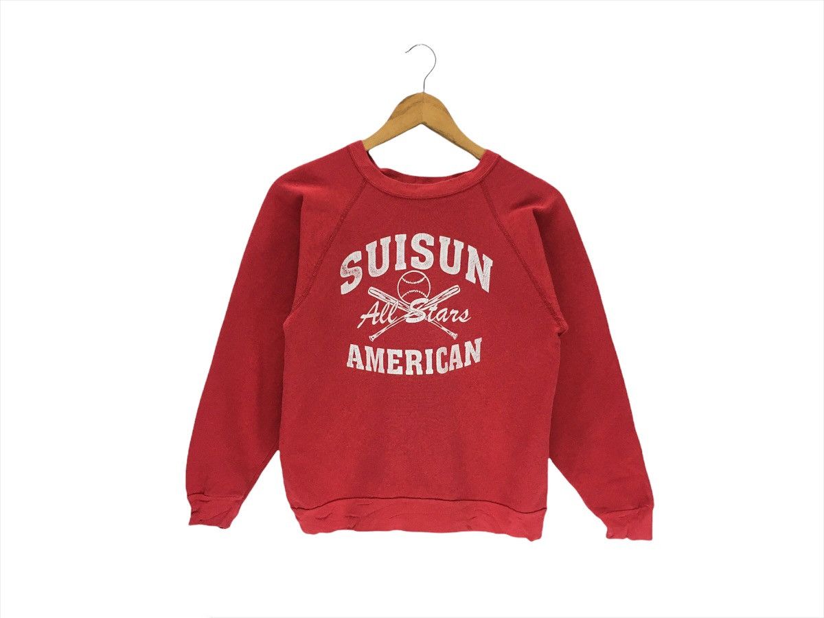 Vintage Vintage Suisan All Stars American Sweatshirt Size US S / EU 44-46 / 1 - 1 Thumbnail