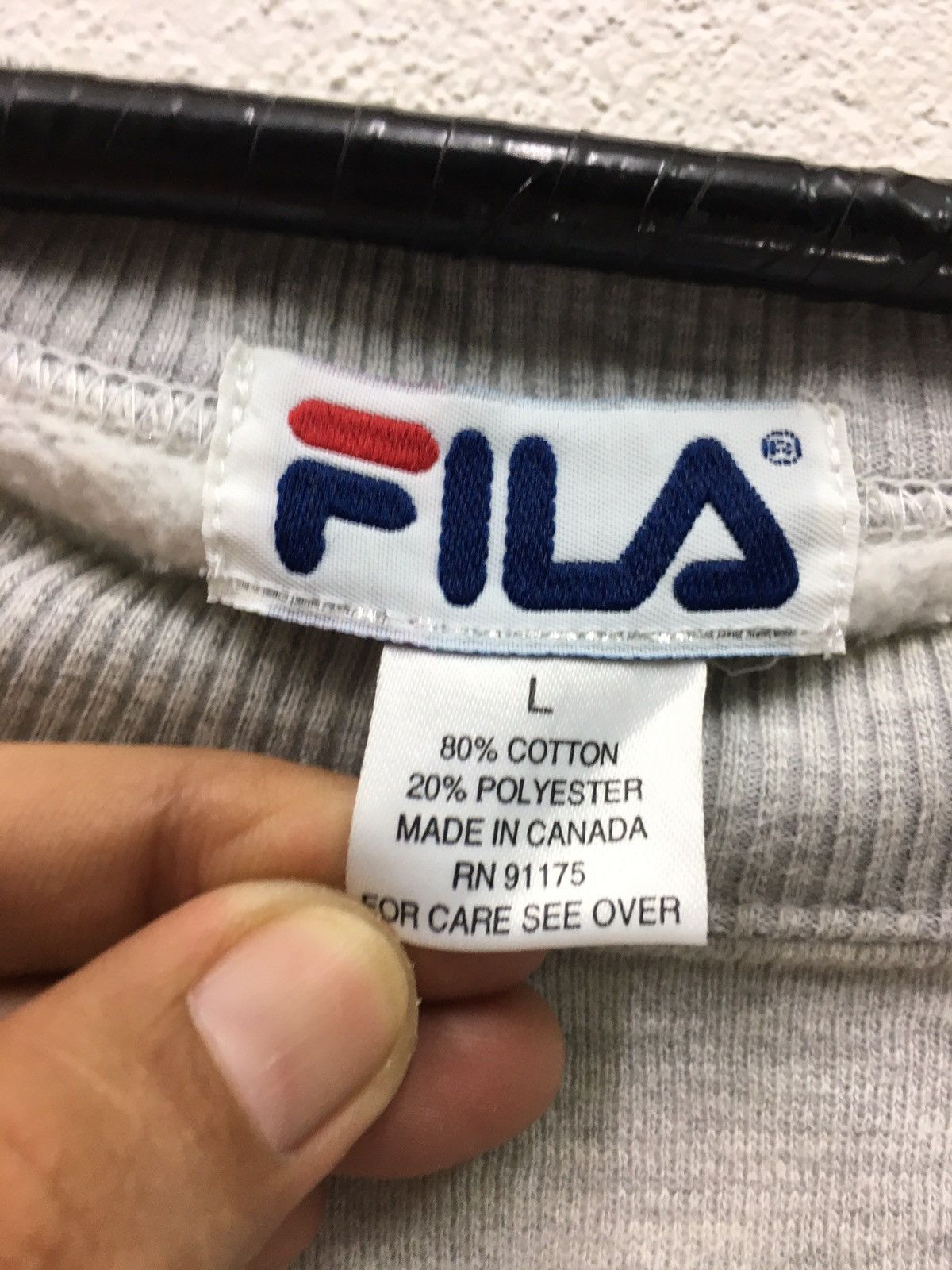Fila × Vintage Vintage Fila Big Logo Spellout Sweatshirt Size US L / EU 52-54 / 3 - 6 Thumbnail