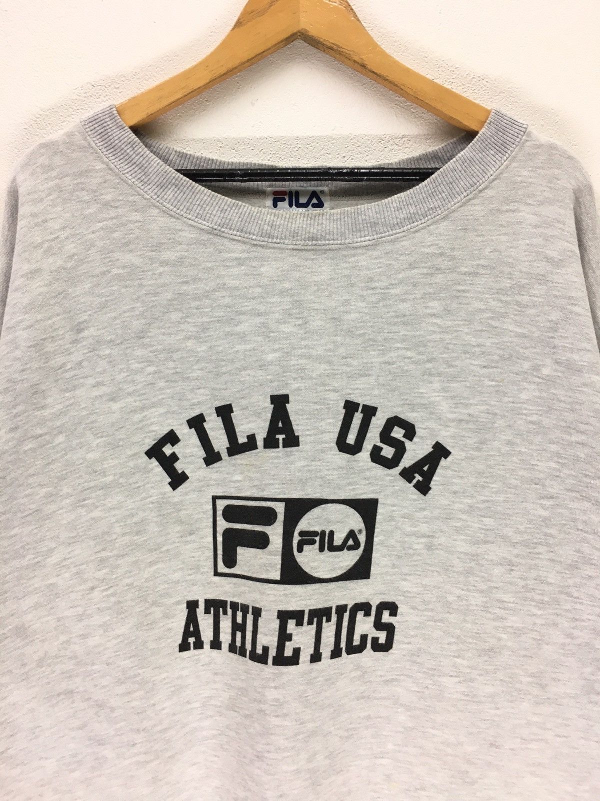 Fila × Vintage Vintage Fila Big Logo Spellout Sweatshirt Size US L / EU 52-54 / 3 - 2 Thumbnail