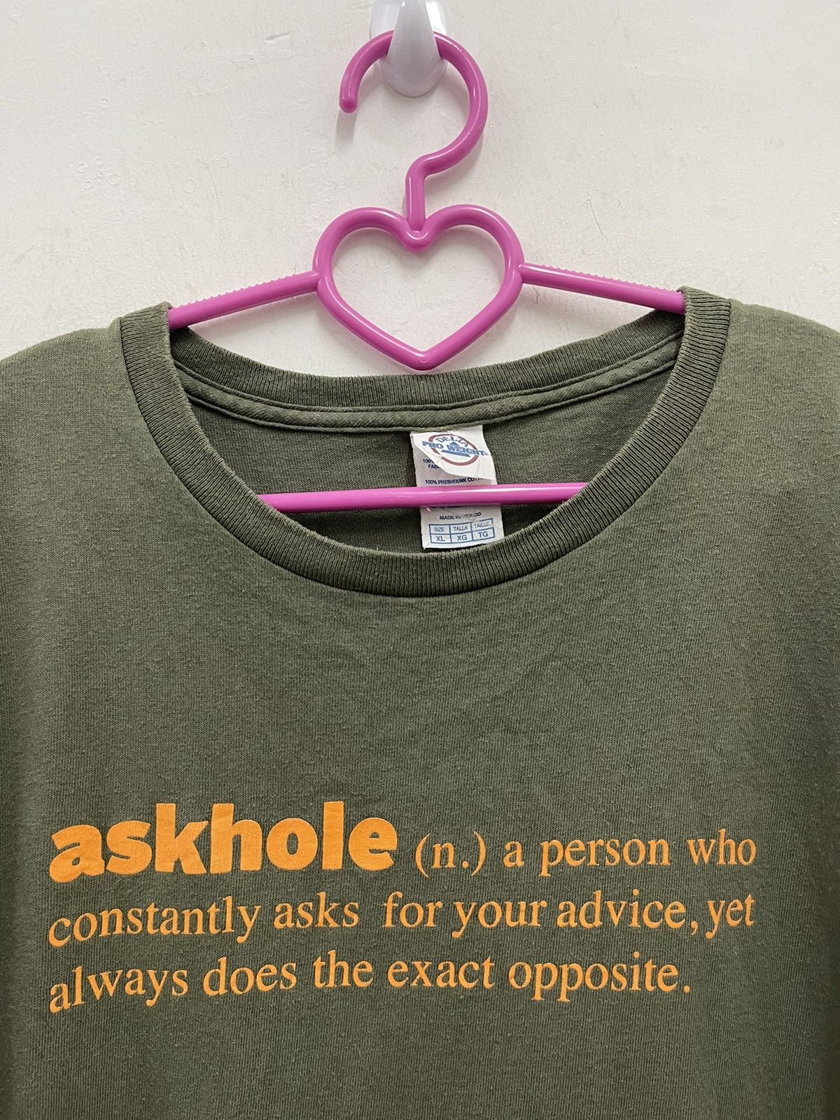 Rap Tees Rare Vintage ASKHOLE Word Art Dictionary Tee Size US XL / EU 56 / 4 - 2 Thumbnail