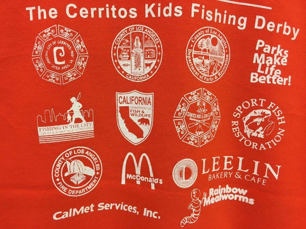 Gildan × Vintage Janice Hahn Fishing Derby Big Logo Sweatshirt Size US L / EU 52-54 / 3 - 6 Thumbnail
