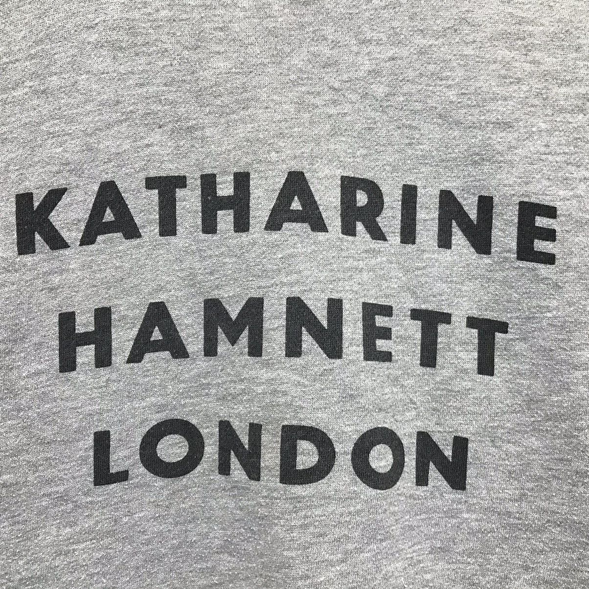 Katharine Hamnett London Vintage Katharine Hamnet Sweatshirt Crewneck Big Spellout Size US M / EU 48-50 / 2 - 3 Thumbnail