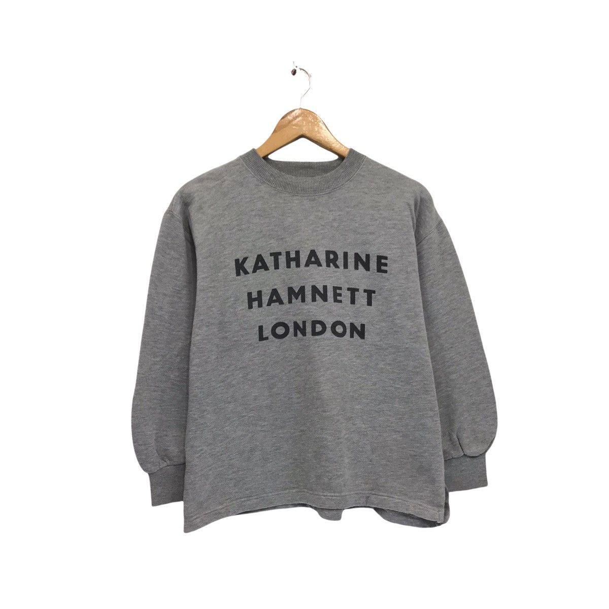 Katharine Hamnett London Vintage Katharine Hamnet Sweatshirt Crewneck Big Spellout Size US M / EU 48-50 / 2 - 1 Thumbnail