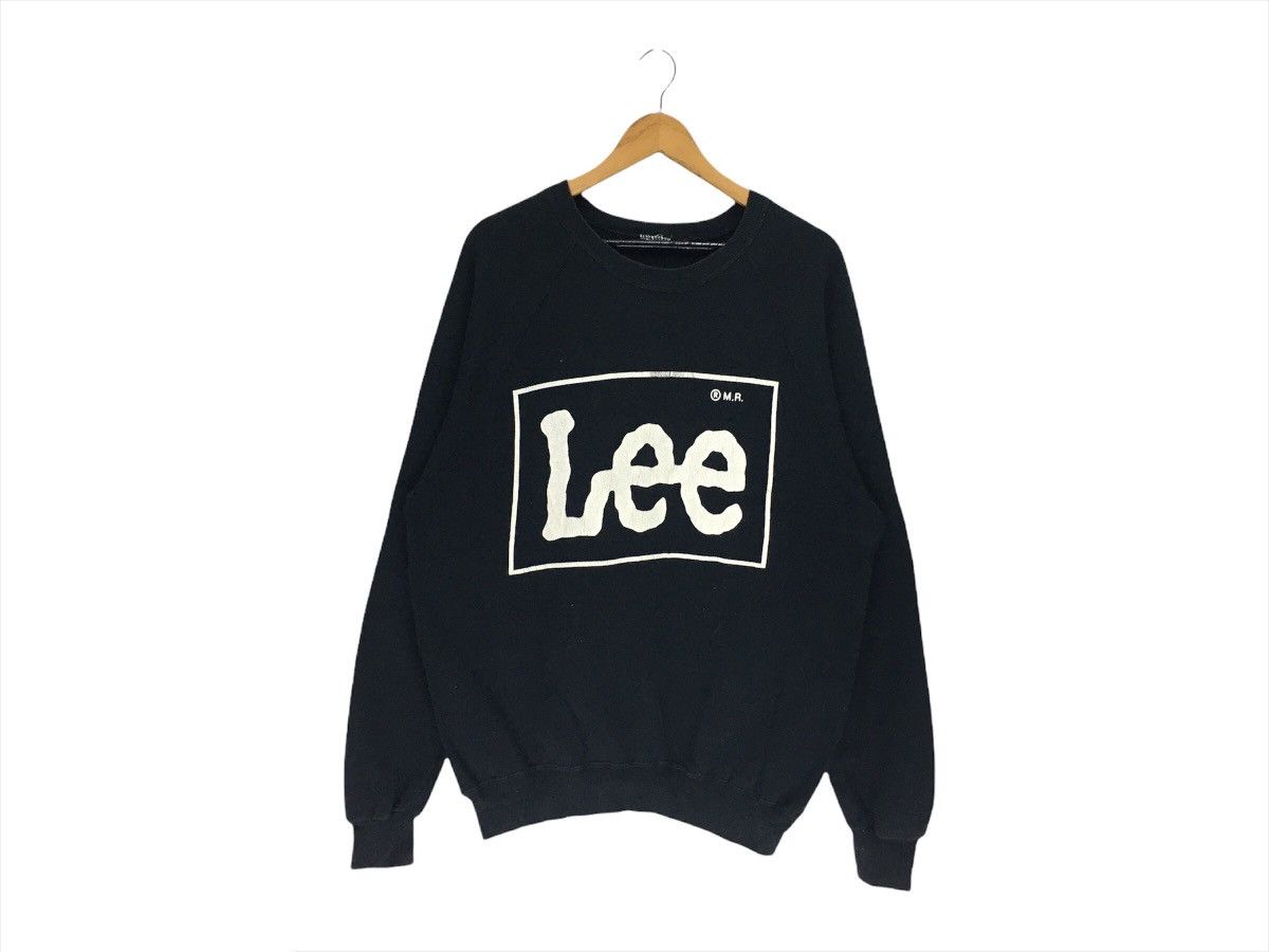 Lee × Vintage Vintage Lee Big Logo Spellout Sweatshirt Size US L / EU 52-54 / 3 - 1 Thumbnail