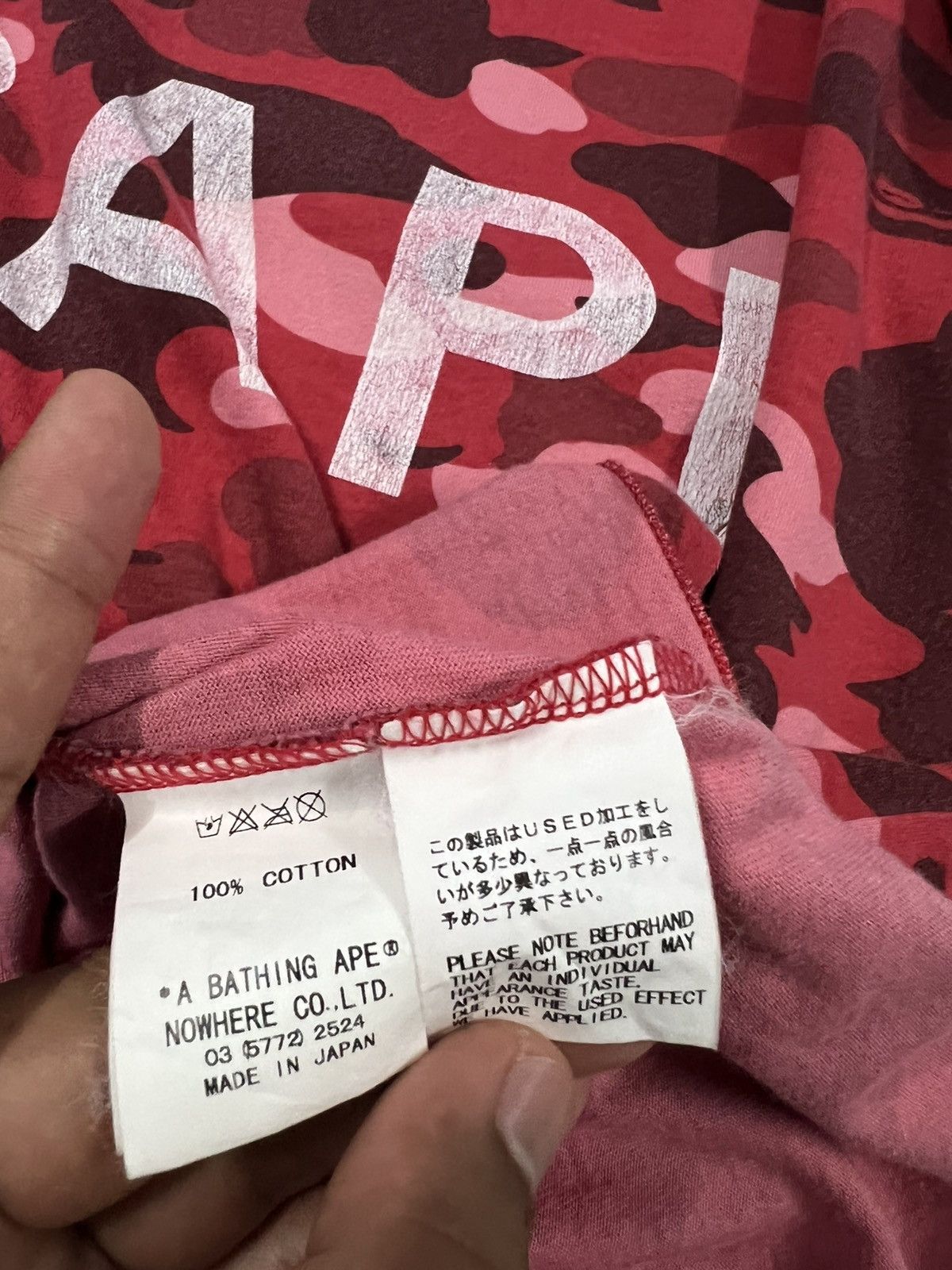 Bape Color Camo Tee Size US L / EU 52-54 / 3 - 9 Thumbnail