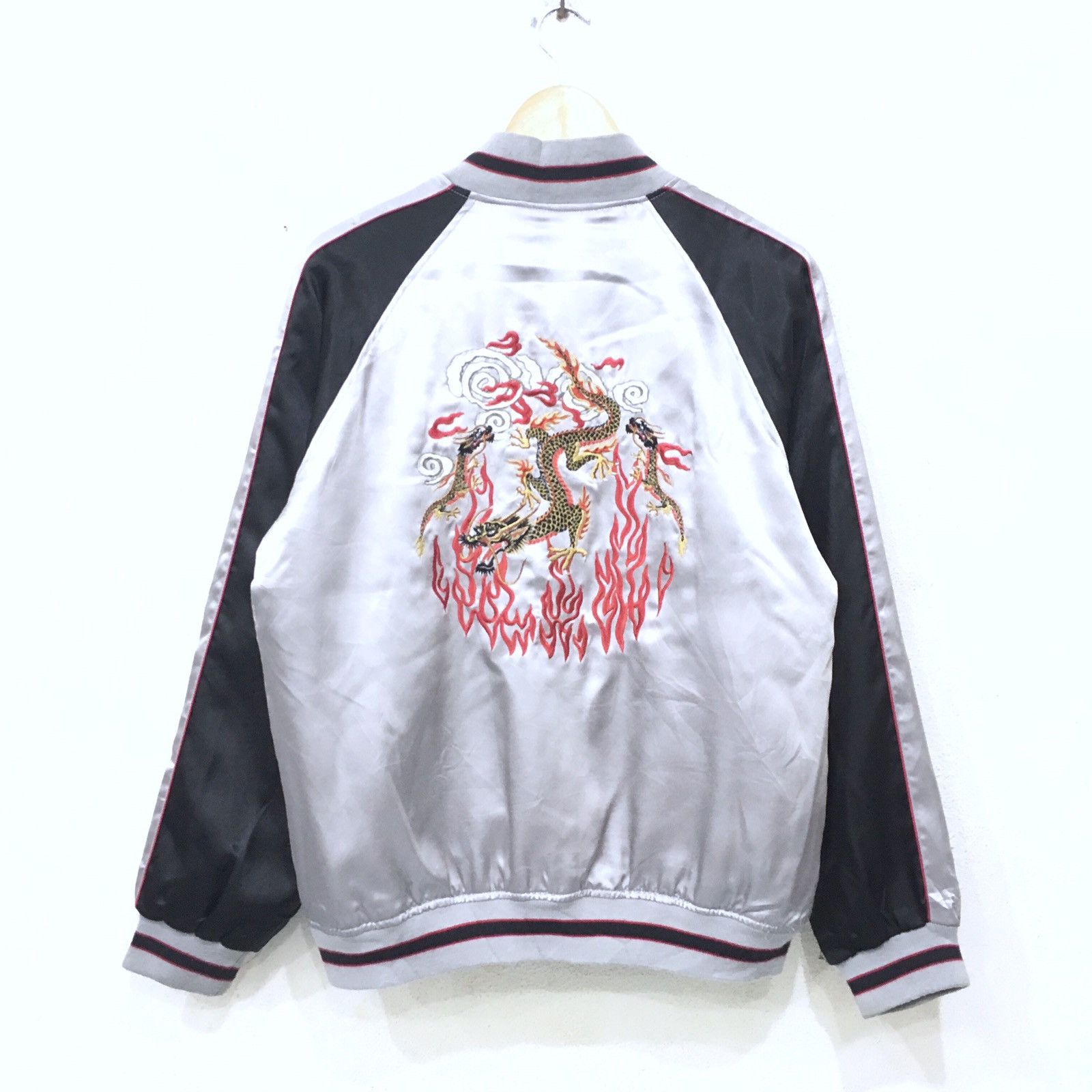 Vintage *SUKAJAN souviner jacket Dragon Size US S / EU 44-46 / 1 - 2 Thumbnail