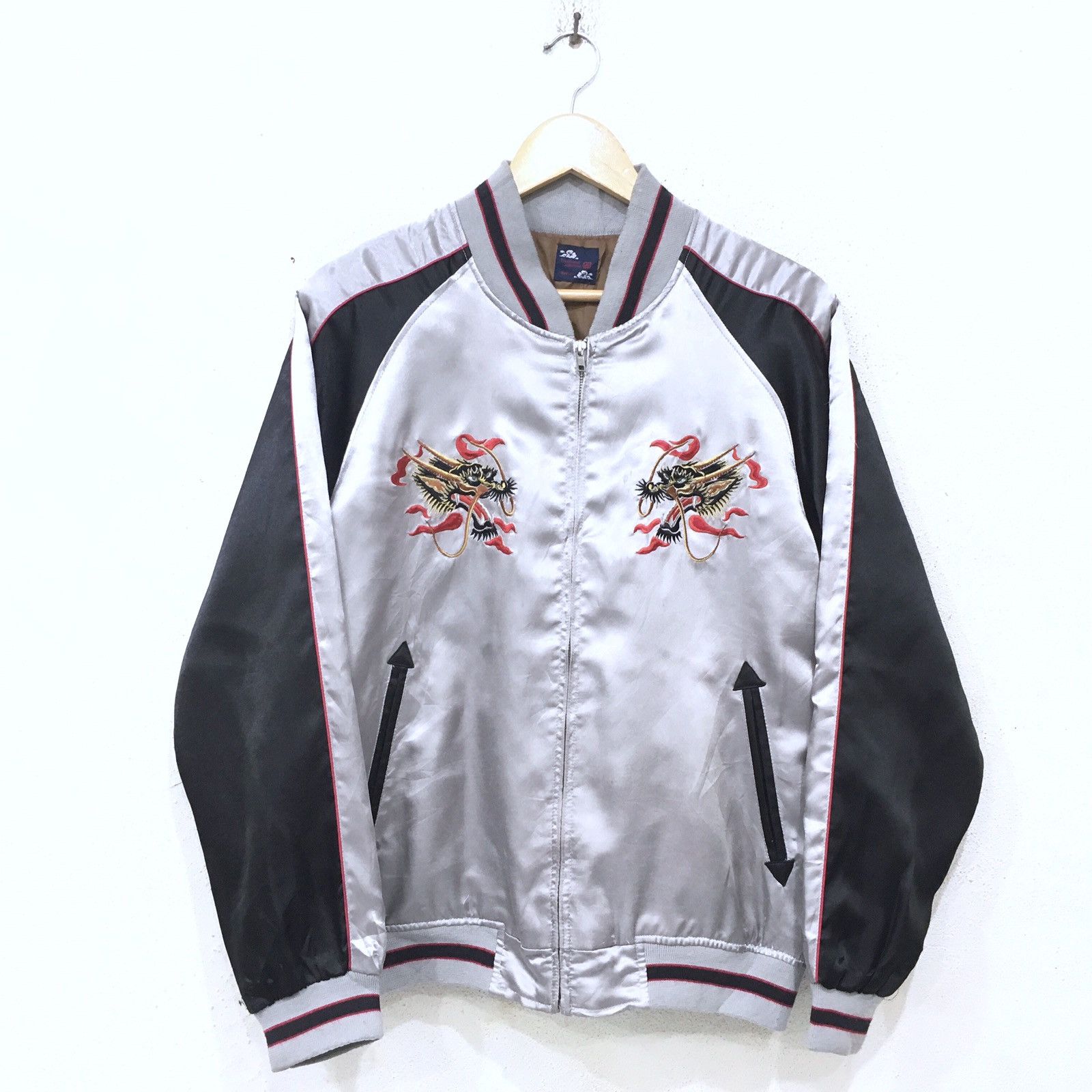 Vintage *SUKAJAN souviner jacket Dragon Size US S / EU 44-46 / 1 - 1 Thumbnail
