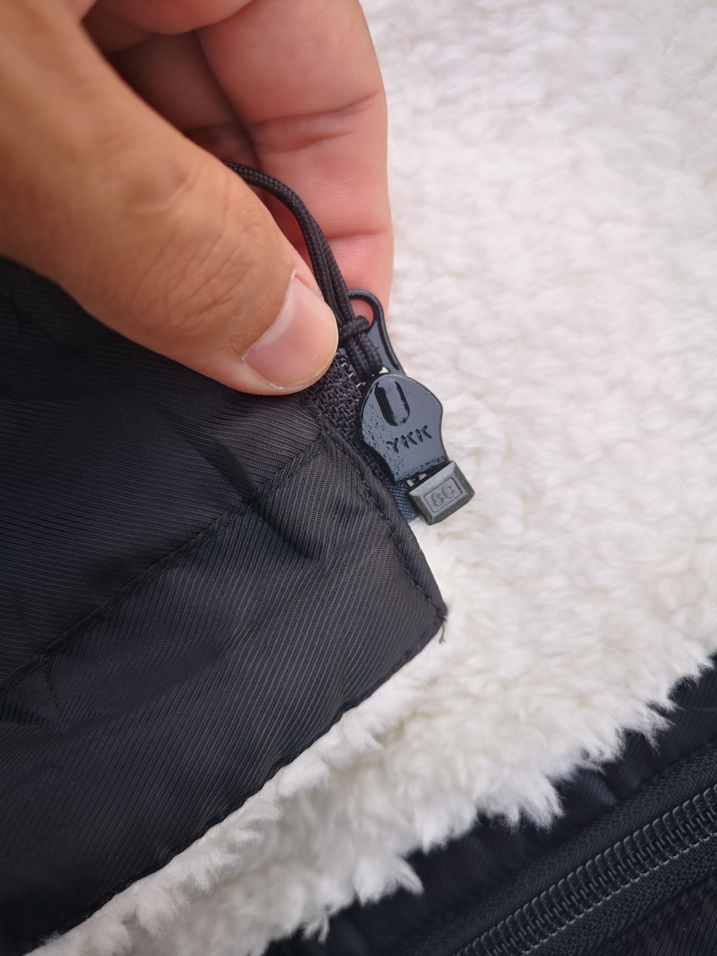 Designer × Japanese Brand × Vintage Azul Sherpa Fleece Zipper Jacket Size US M / EU 48-50 / 2 - 10 Thumbnail