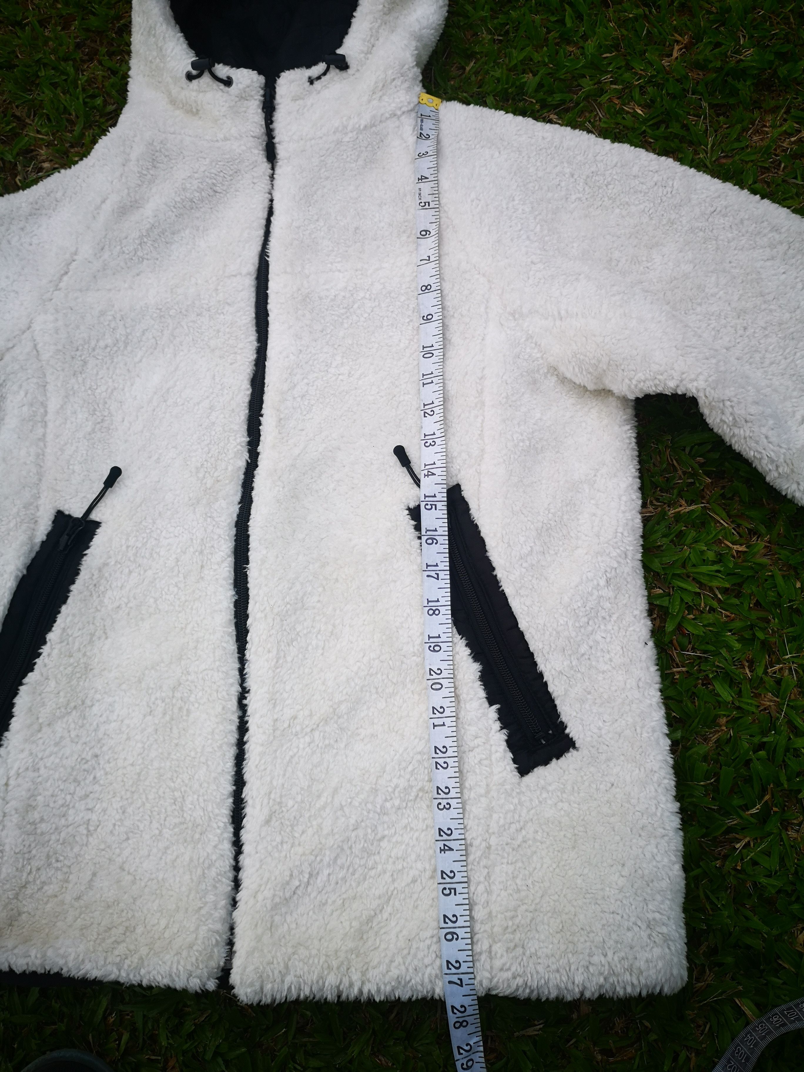Designer × Japanese Brand × Vintage Azul Sherpa Fleece Zipper Jacket Size US M / EU 48-50 / 2 - 14 Thumbnail