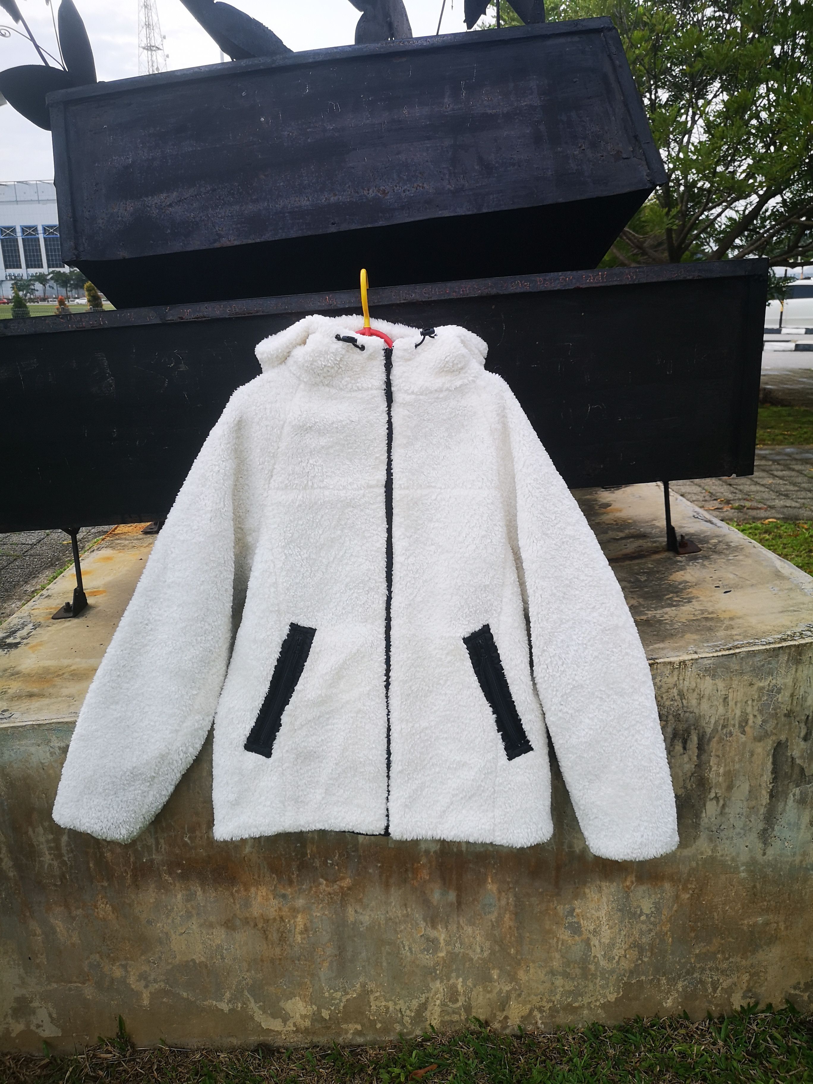 Designer × Japanese Brand × Vintage Azul Sherpa Fleece Zipper Jacket Size US M / EU 48-50 / 2 - 1 Thumbnail